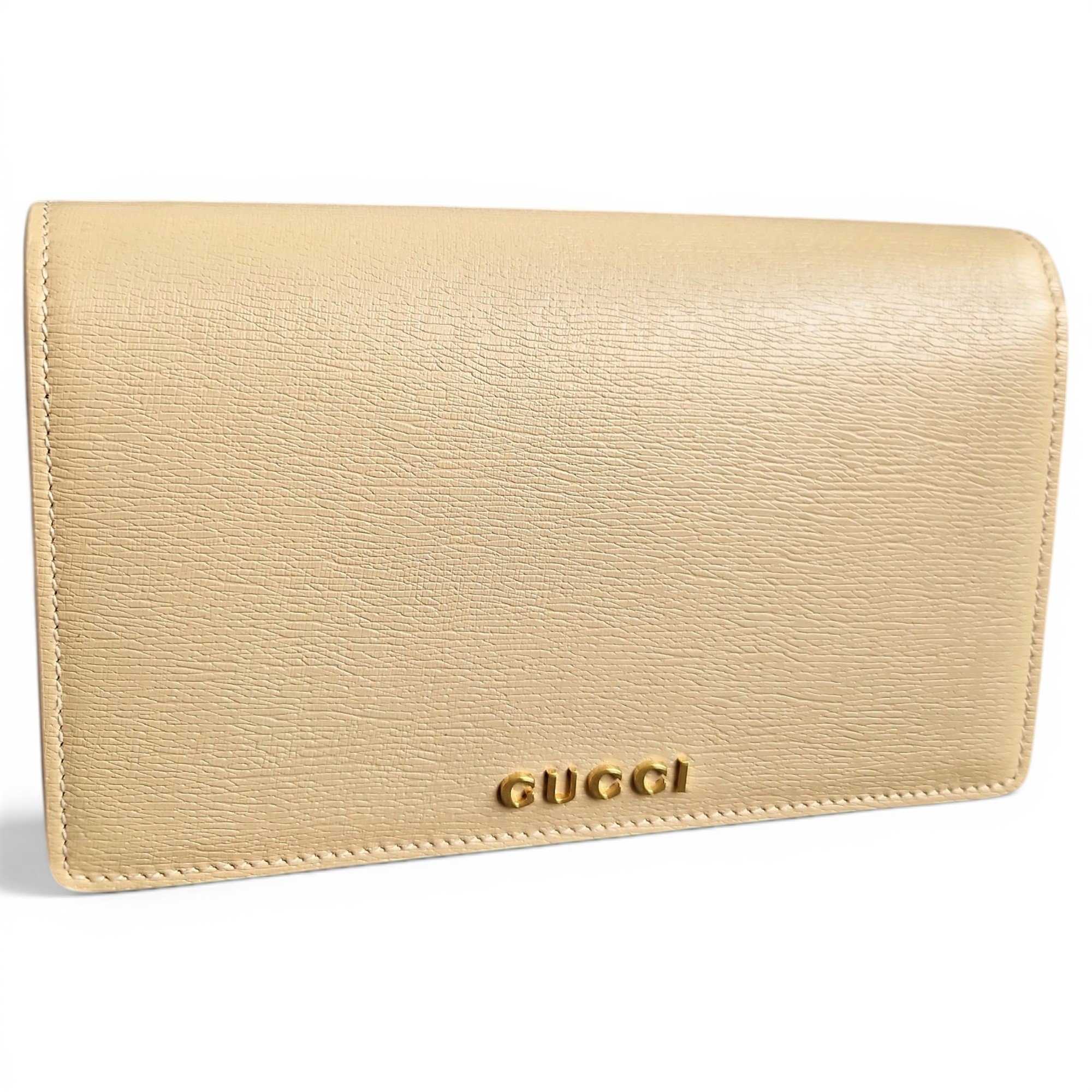 Leather clutch bag