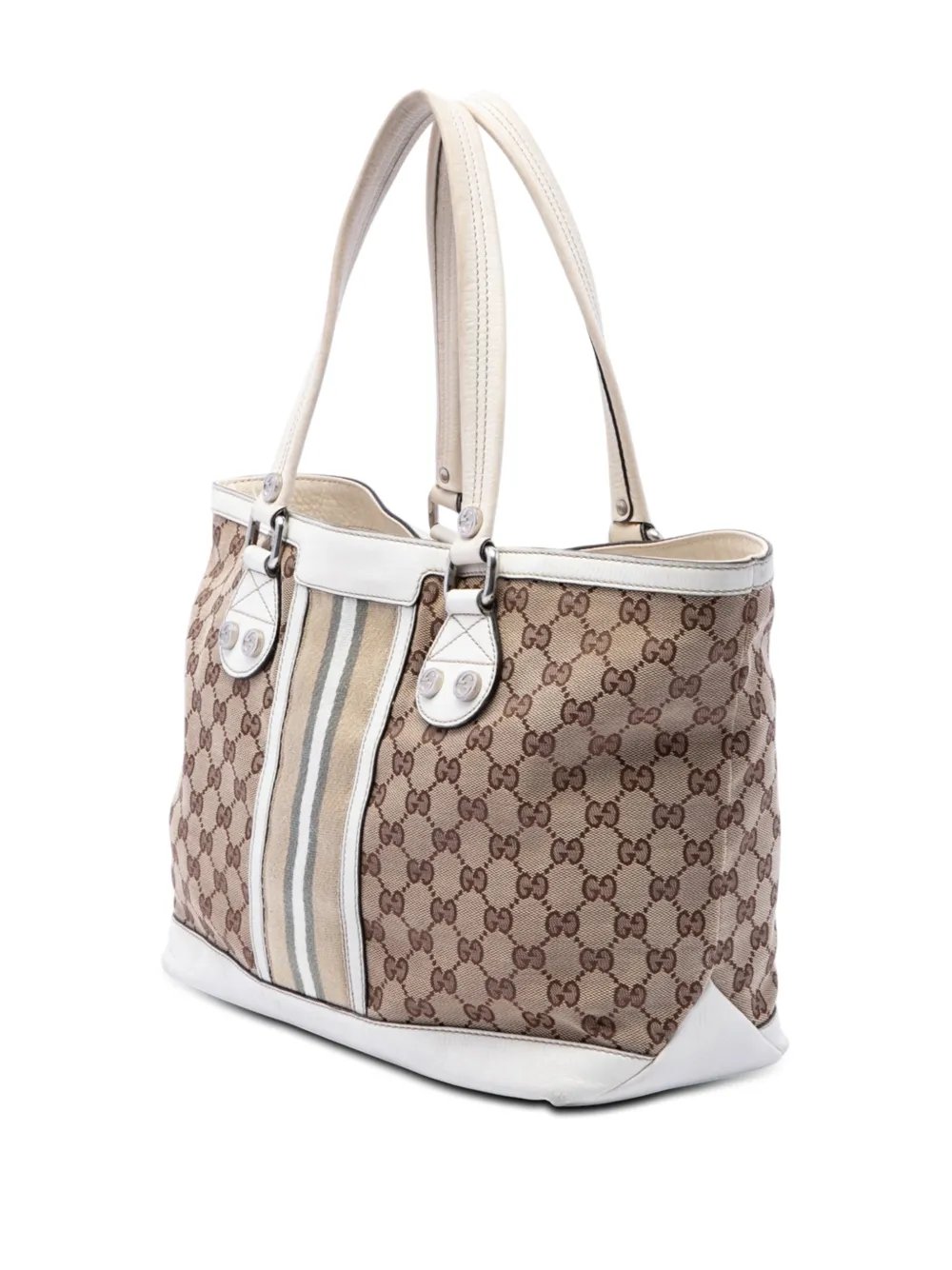 2016-2026 Small GG Canvas Web Libeccio Sunset tote bag