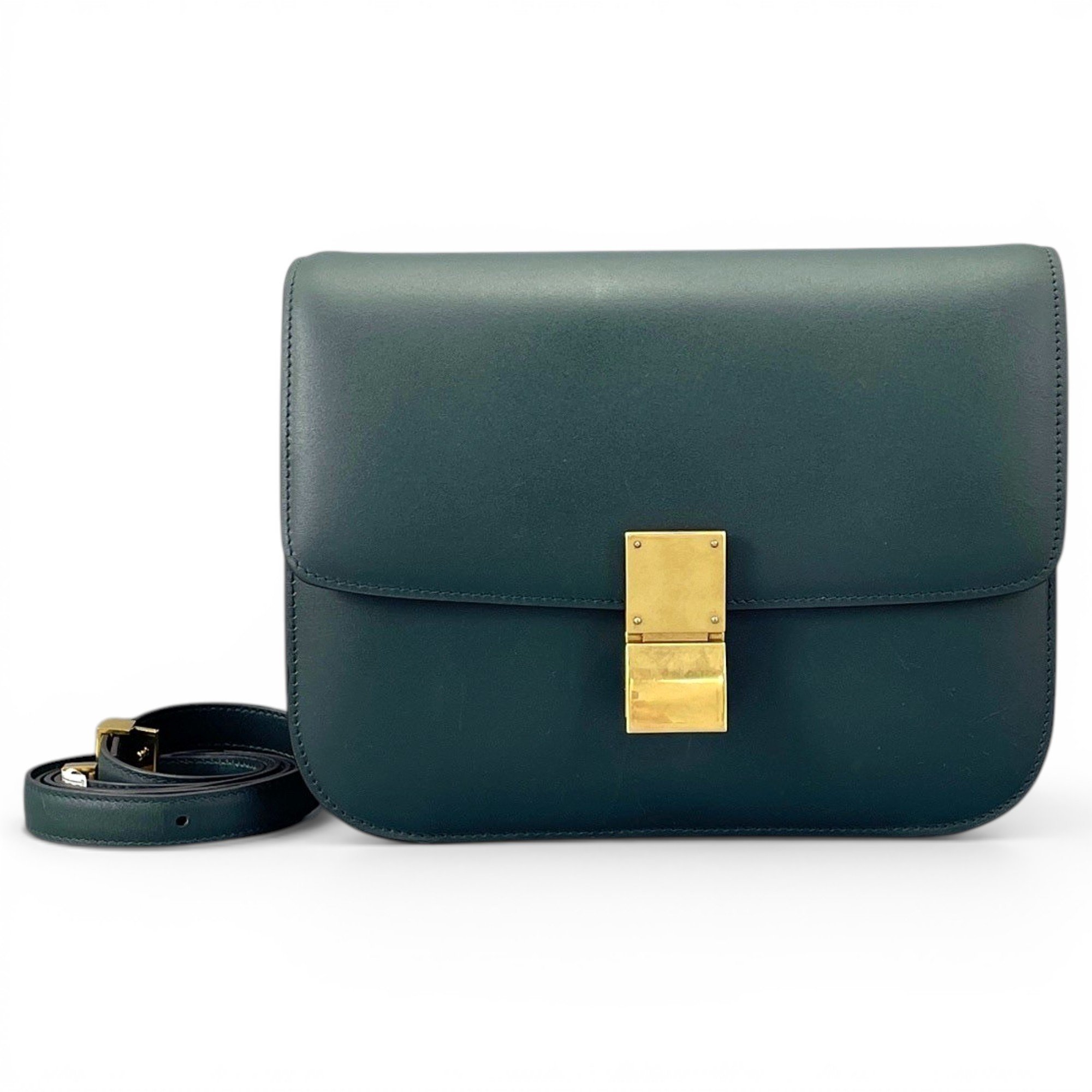 Classic leather handbag