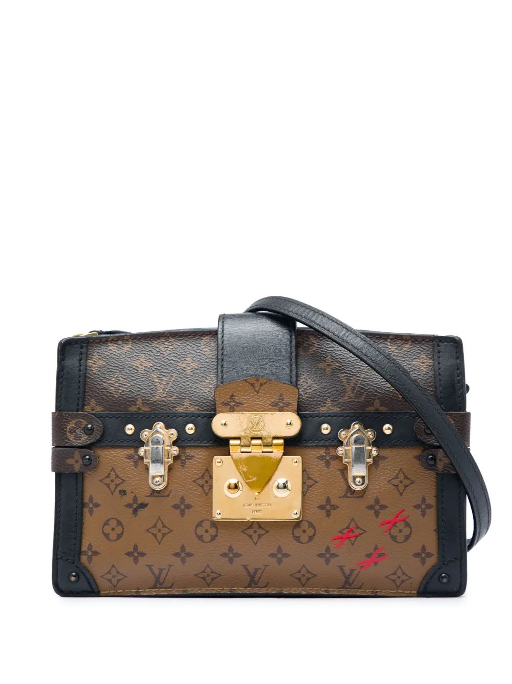 2018 Monogram Reverse Trunk Clutch crossbody bag