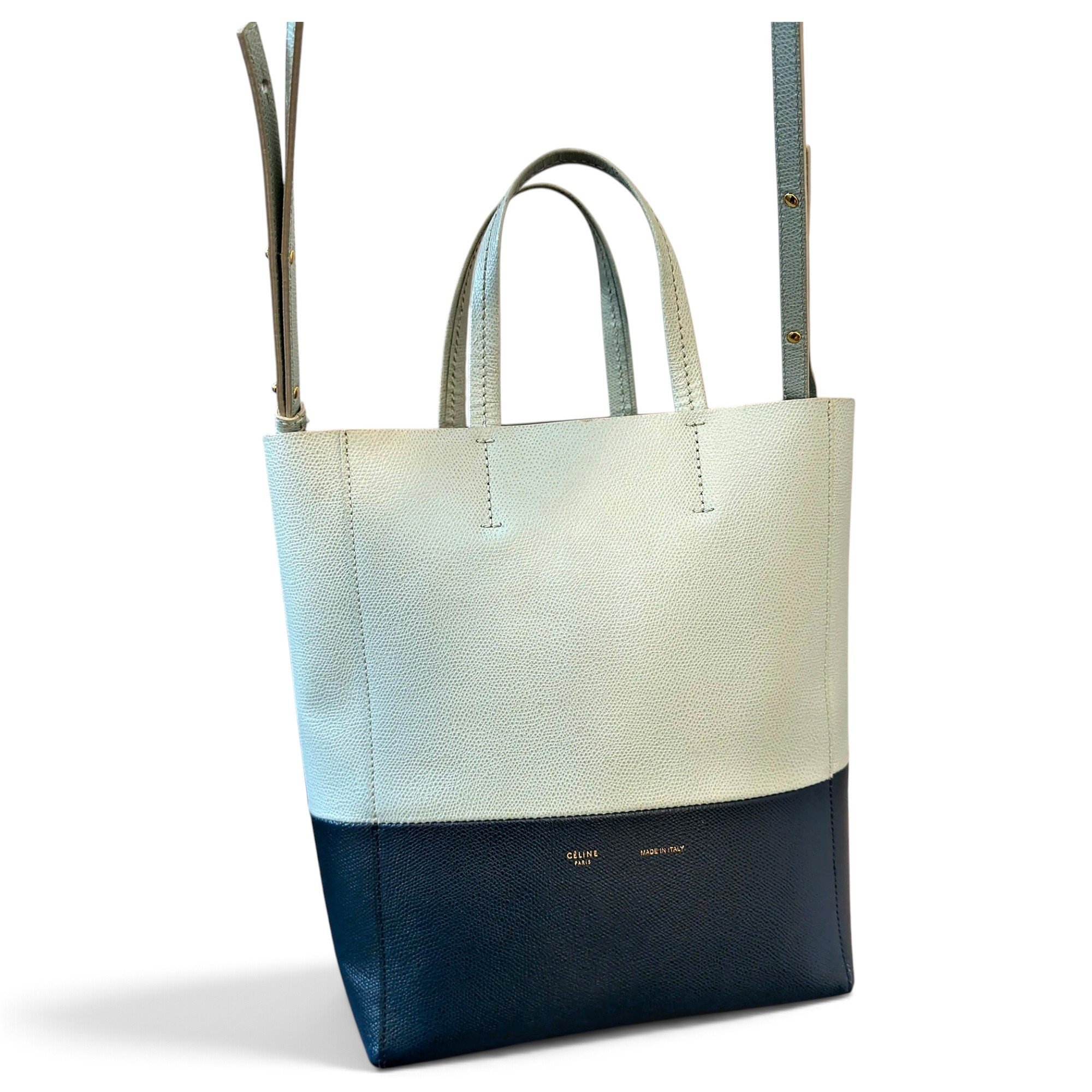 Cabas leather tote