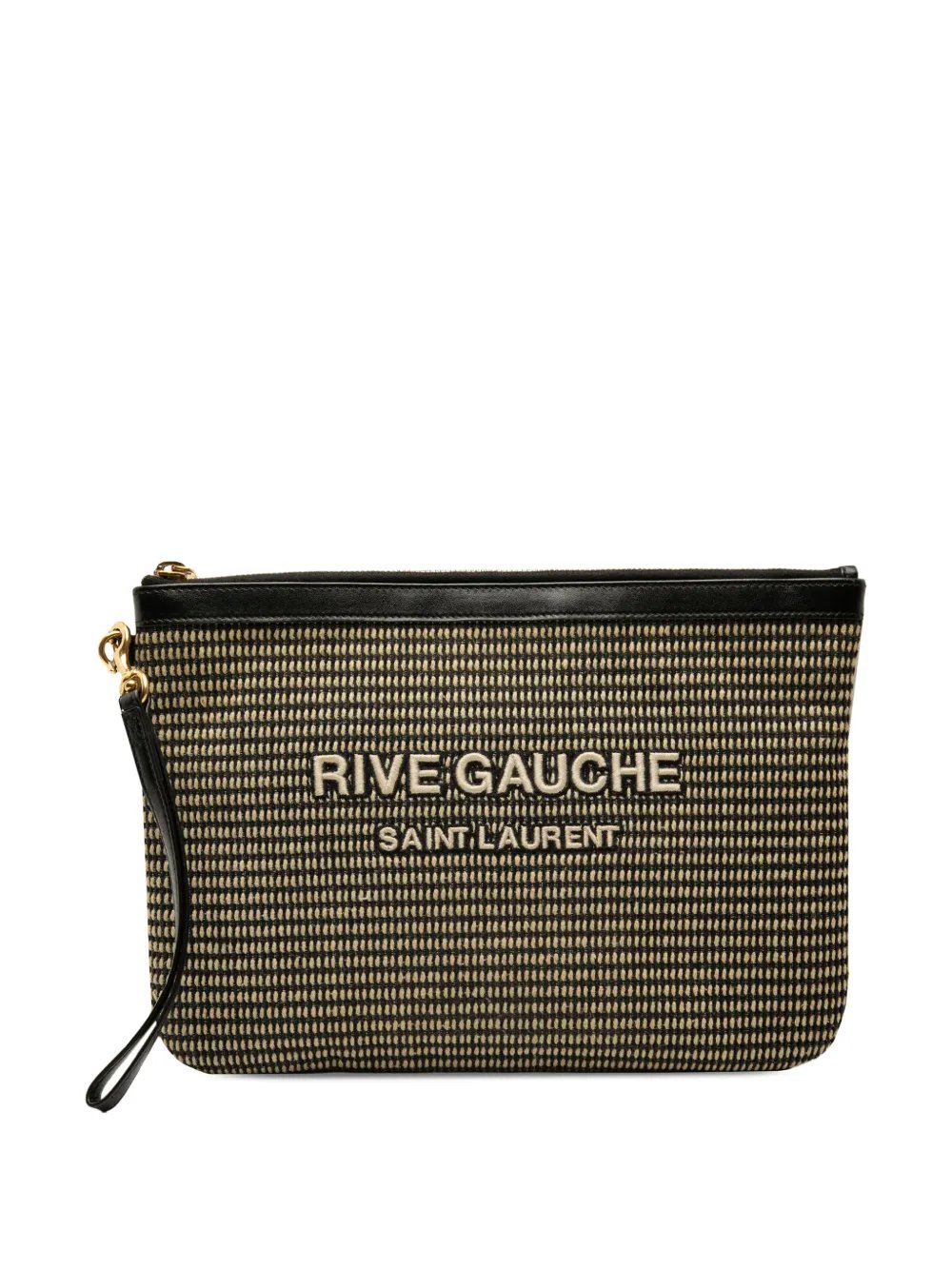 2020 Raffia Rive Gauche clutch bag