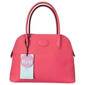 Hermes Bolide 27 Handbag Pink Epsom Leather 2016