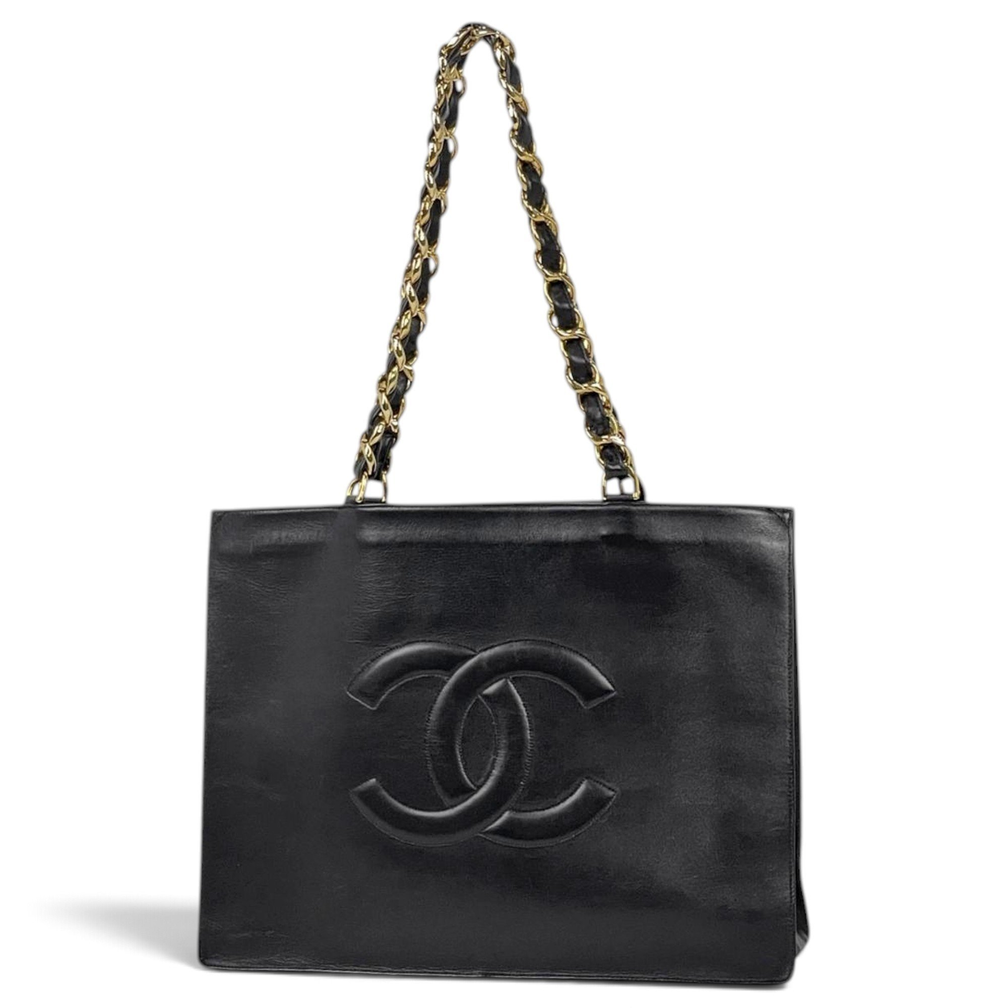 Leather tote