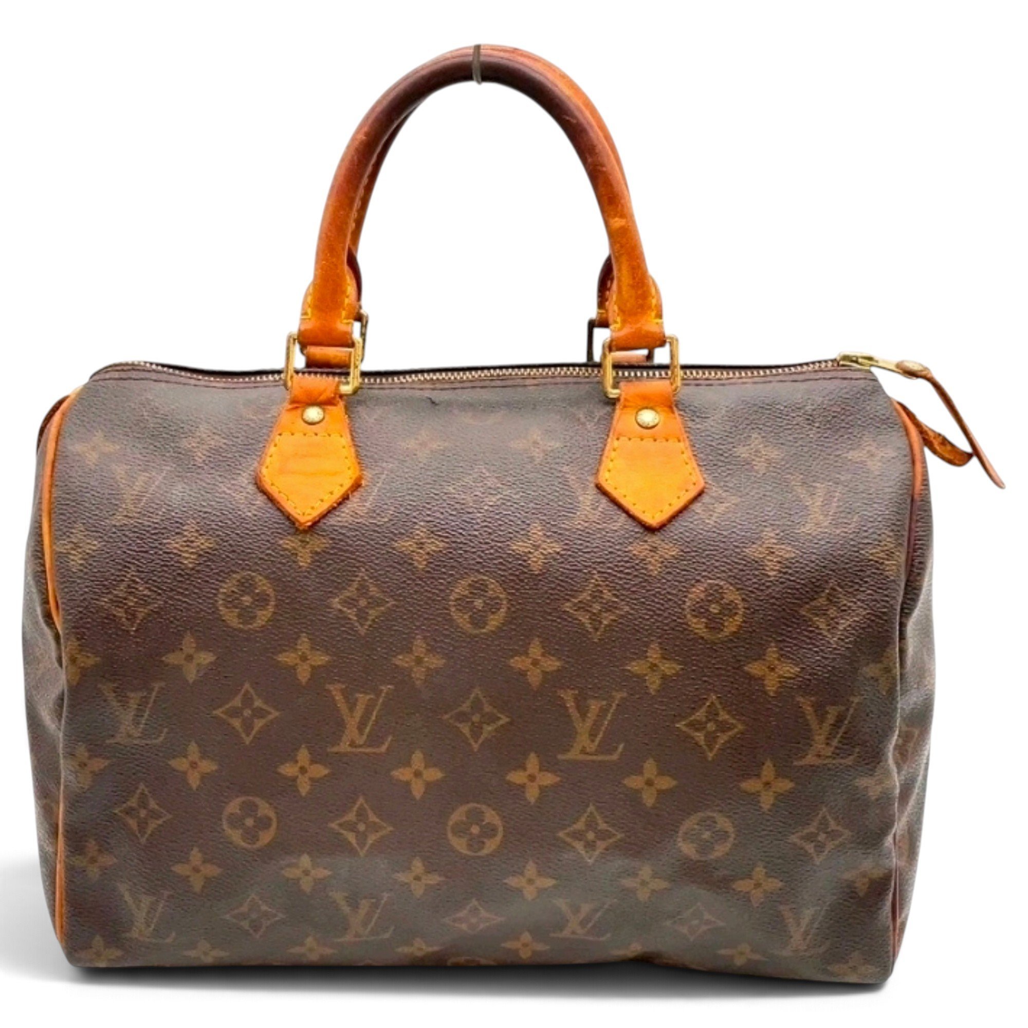 Speedy leather handbag