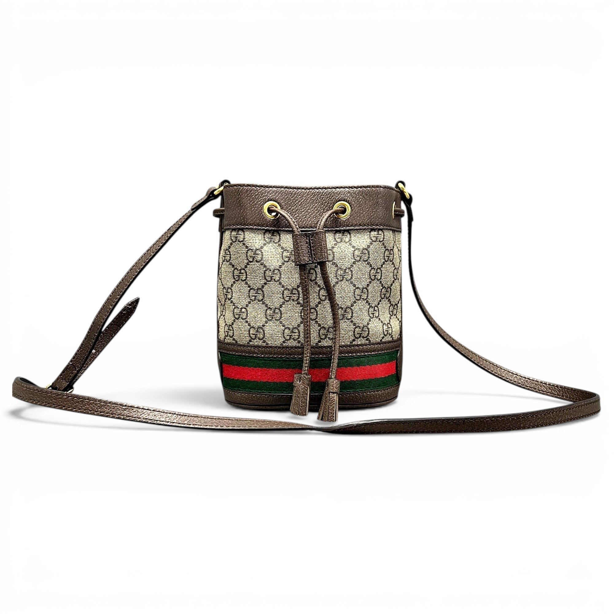 Ophidia Bucket cloth crossbody bag