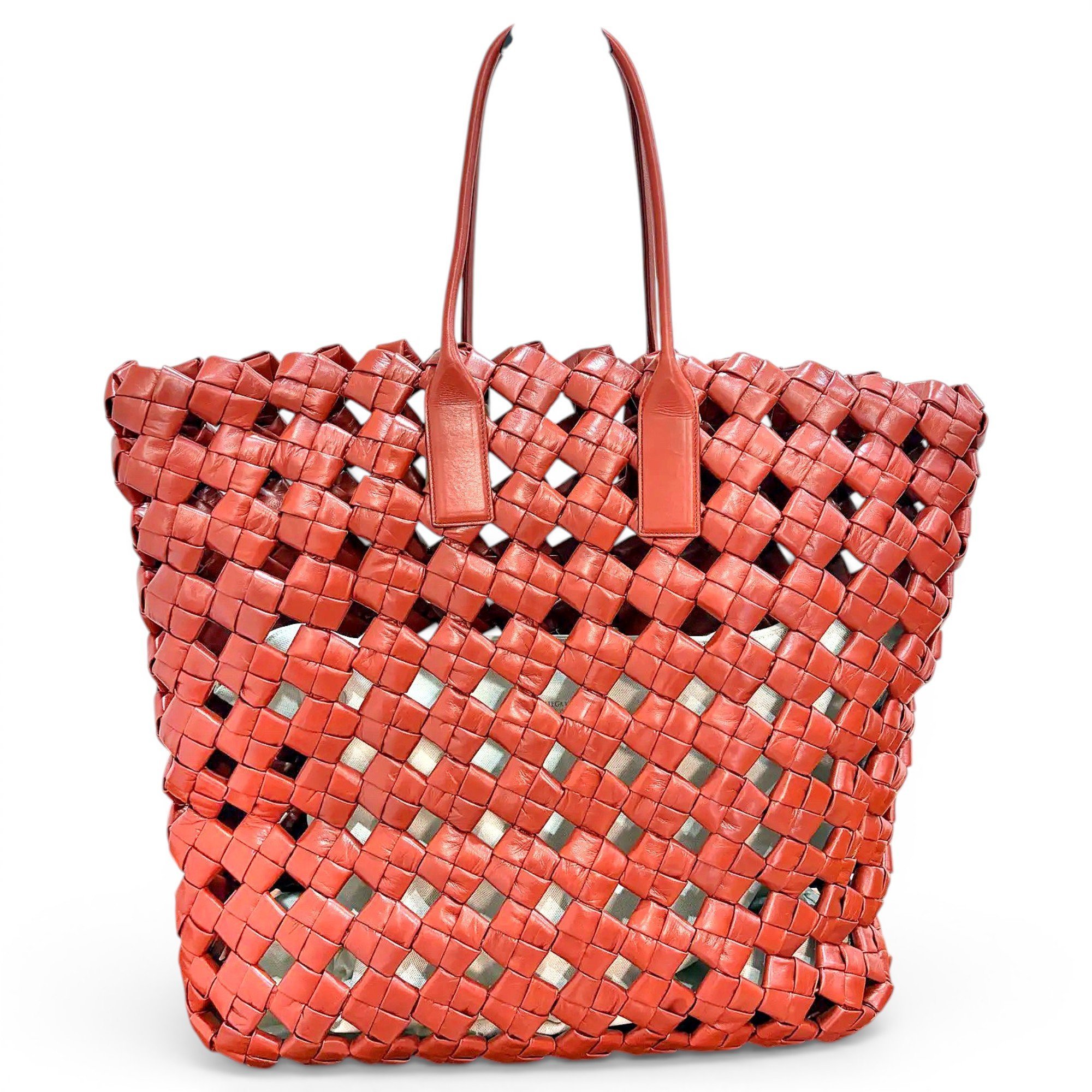 Leather handbag
