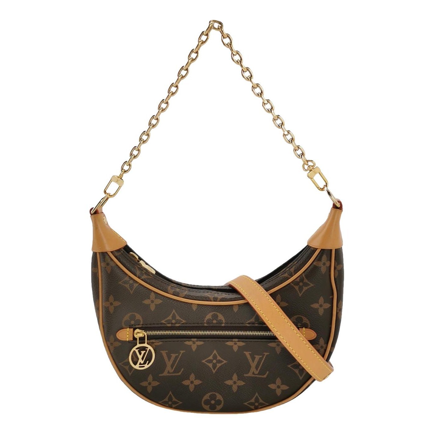 Loop leather handbag