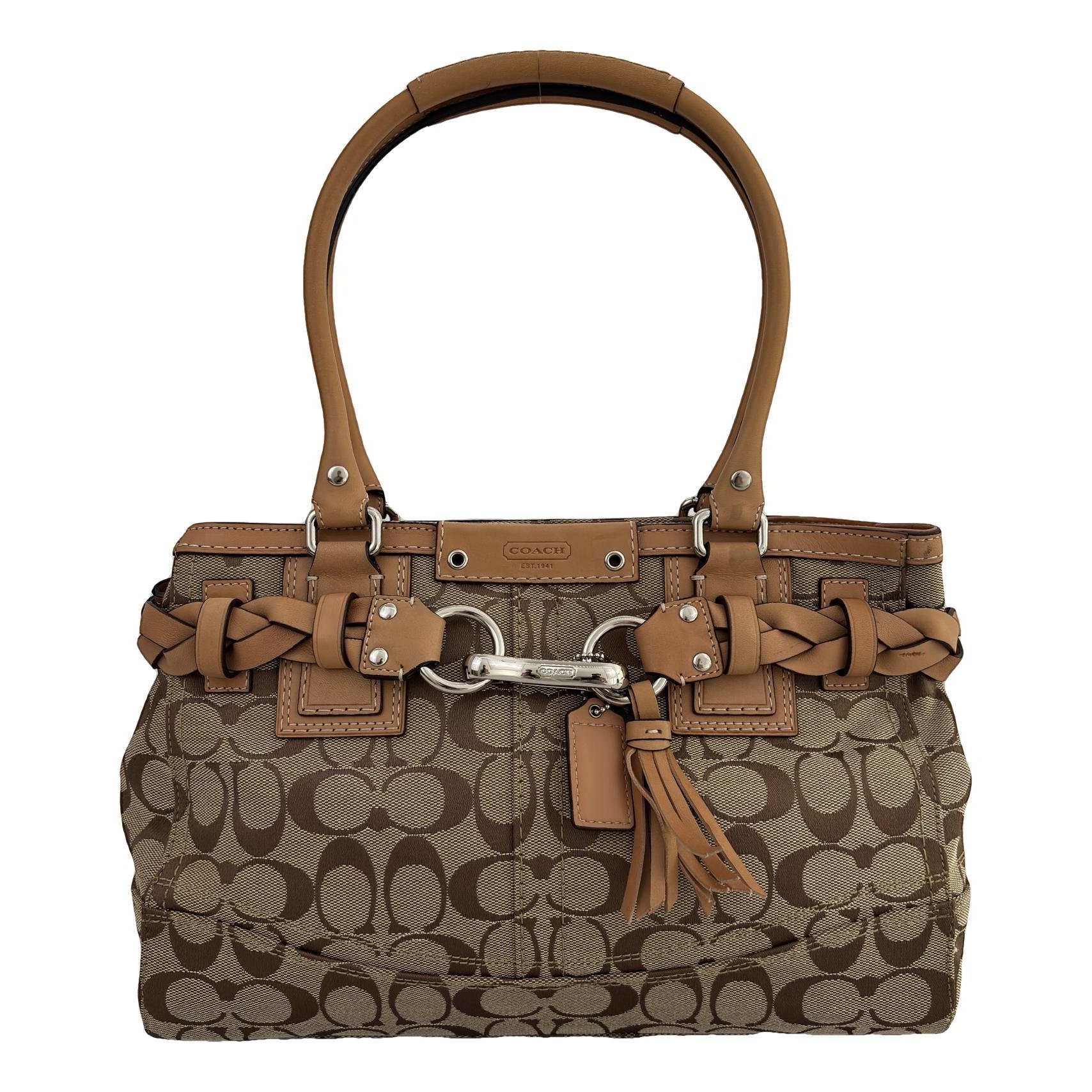 Signature Sufflette cloth handbag