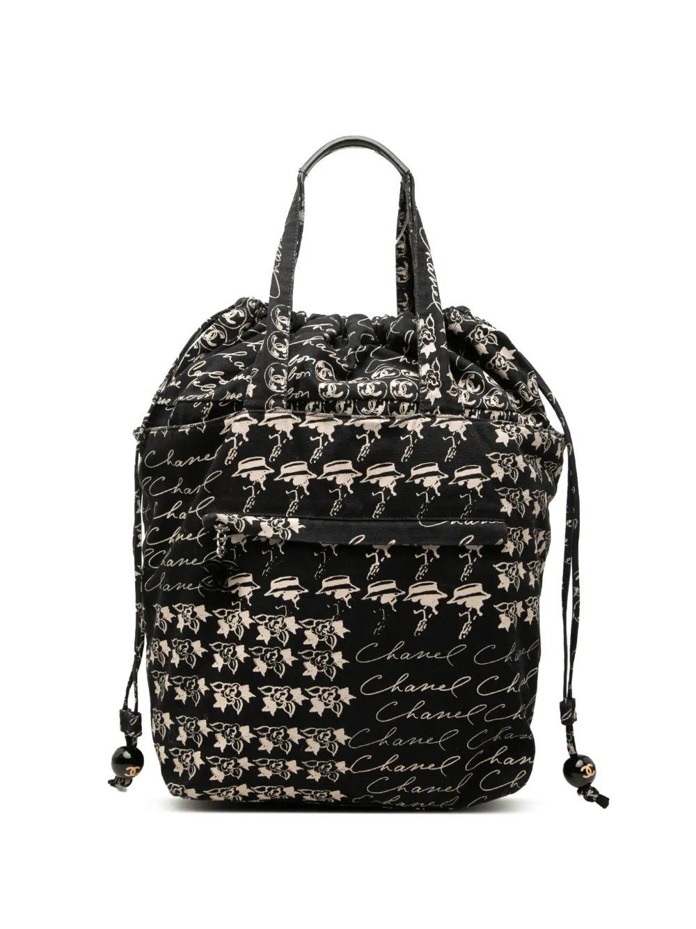 2005-2006 CC Canvas Grafitti Drawstring tote bag