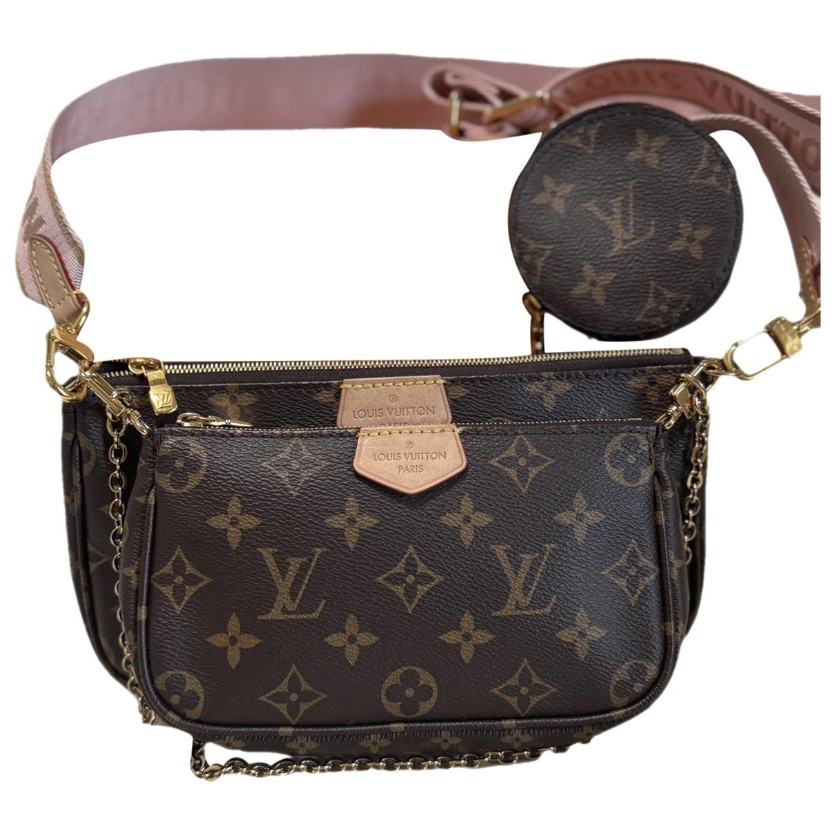 Multi Pochette Accessoires leather handbag