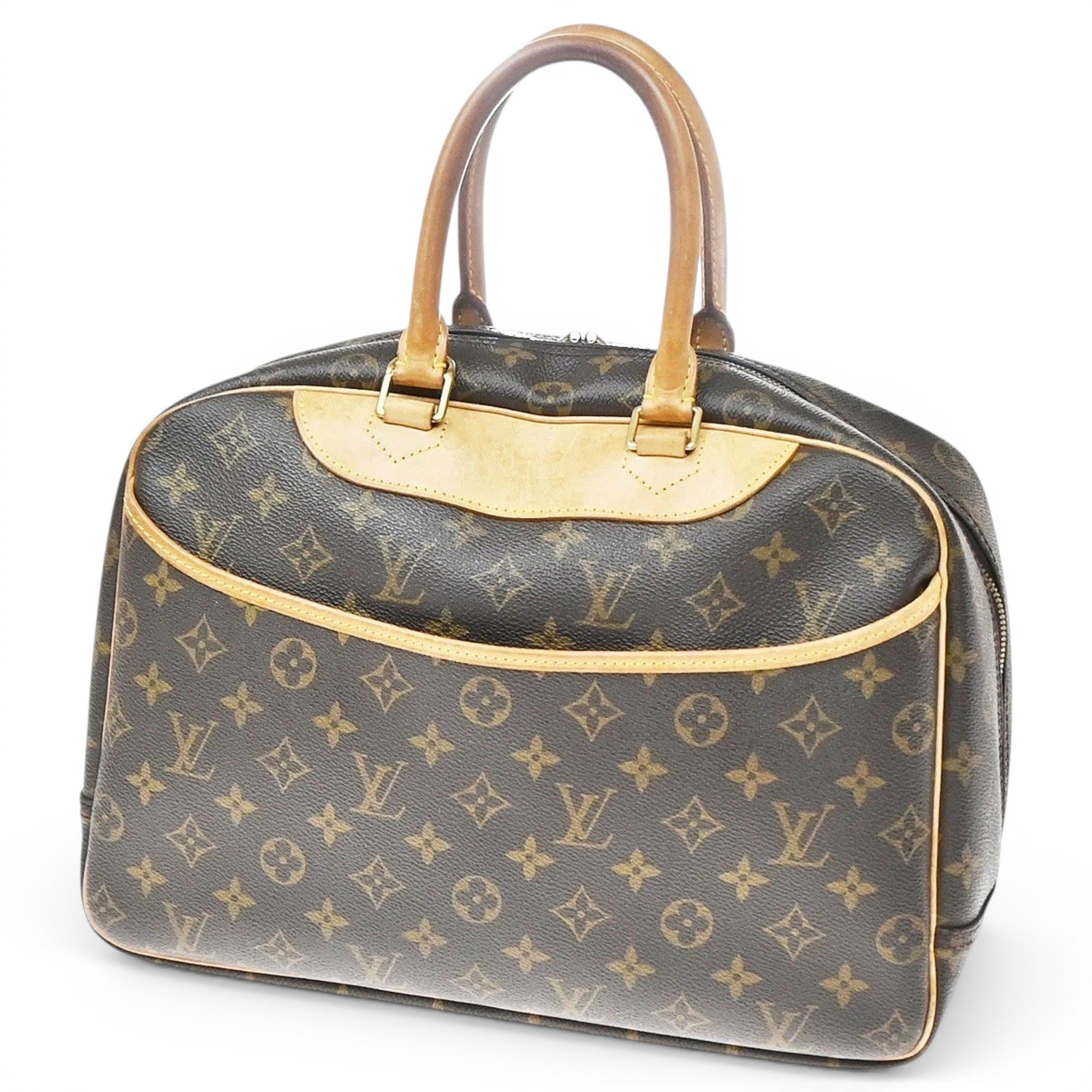 Louis Vuitton Deauville leather handbag