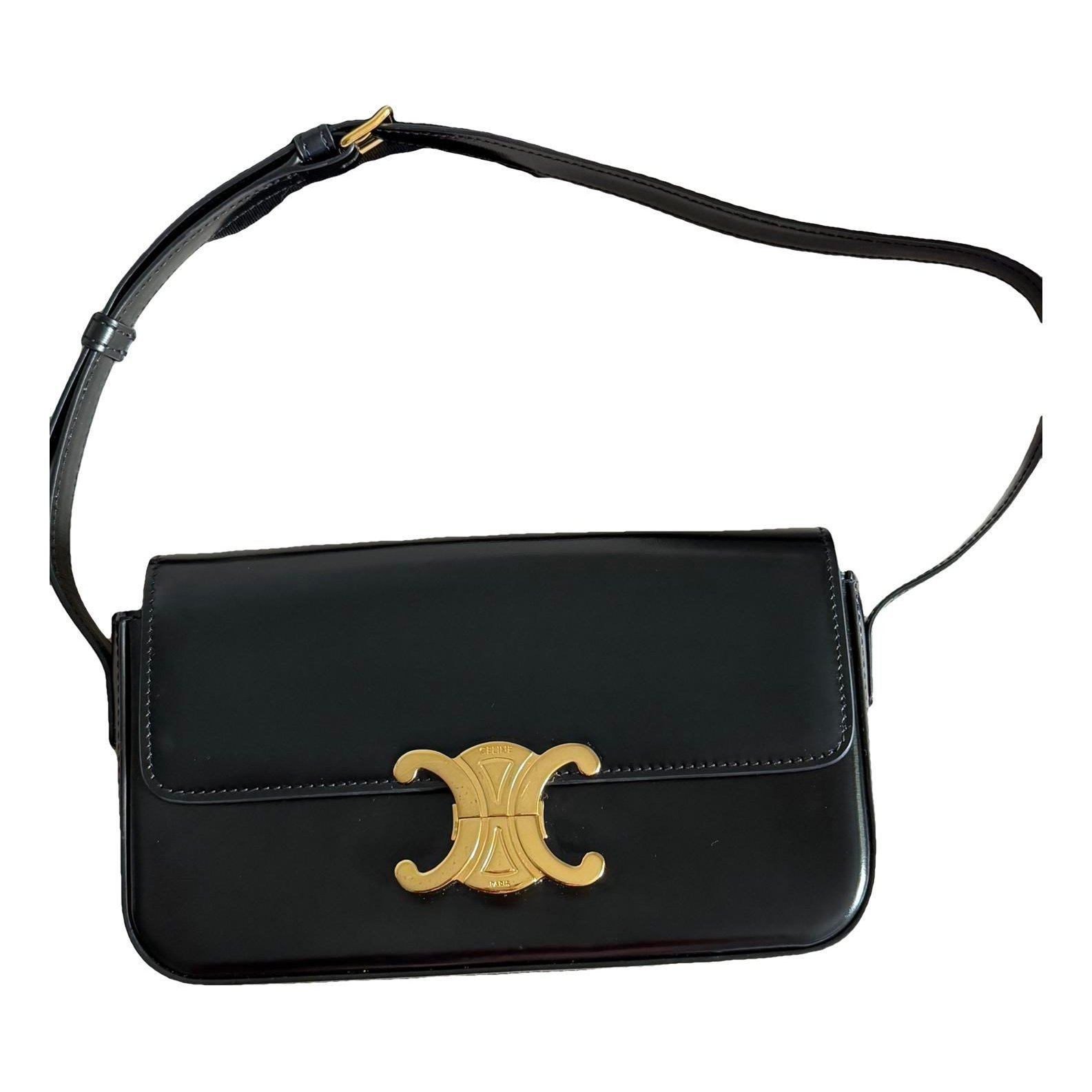 Triomphe leather handbag