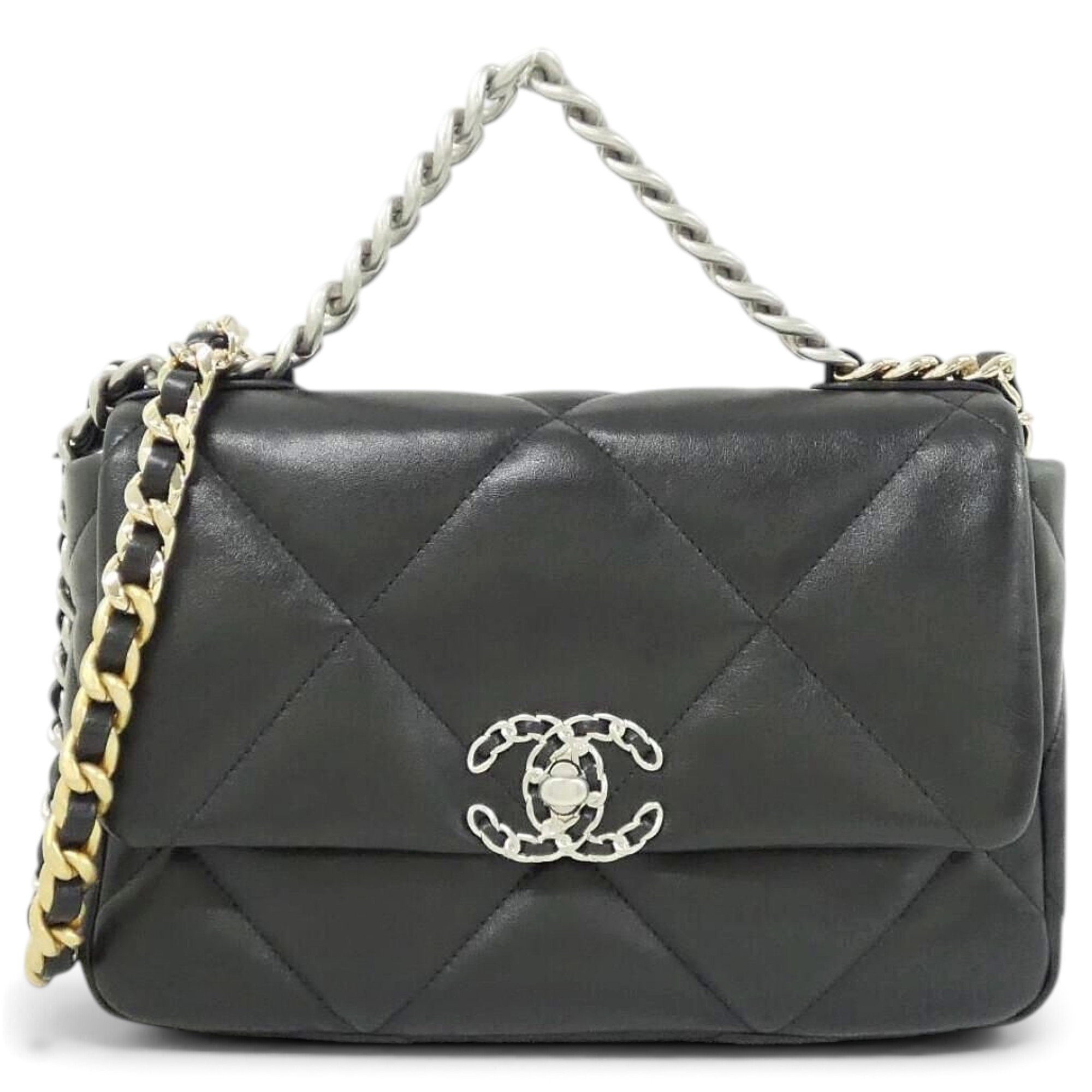 Chanel 19 leather handbag
