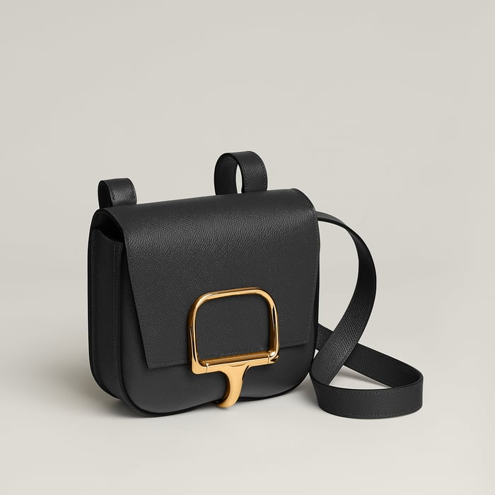 Noir Bolsa Hermès Della Cavalleria Míni