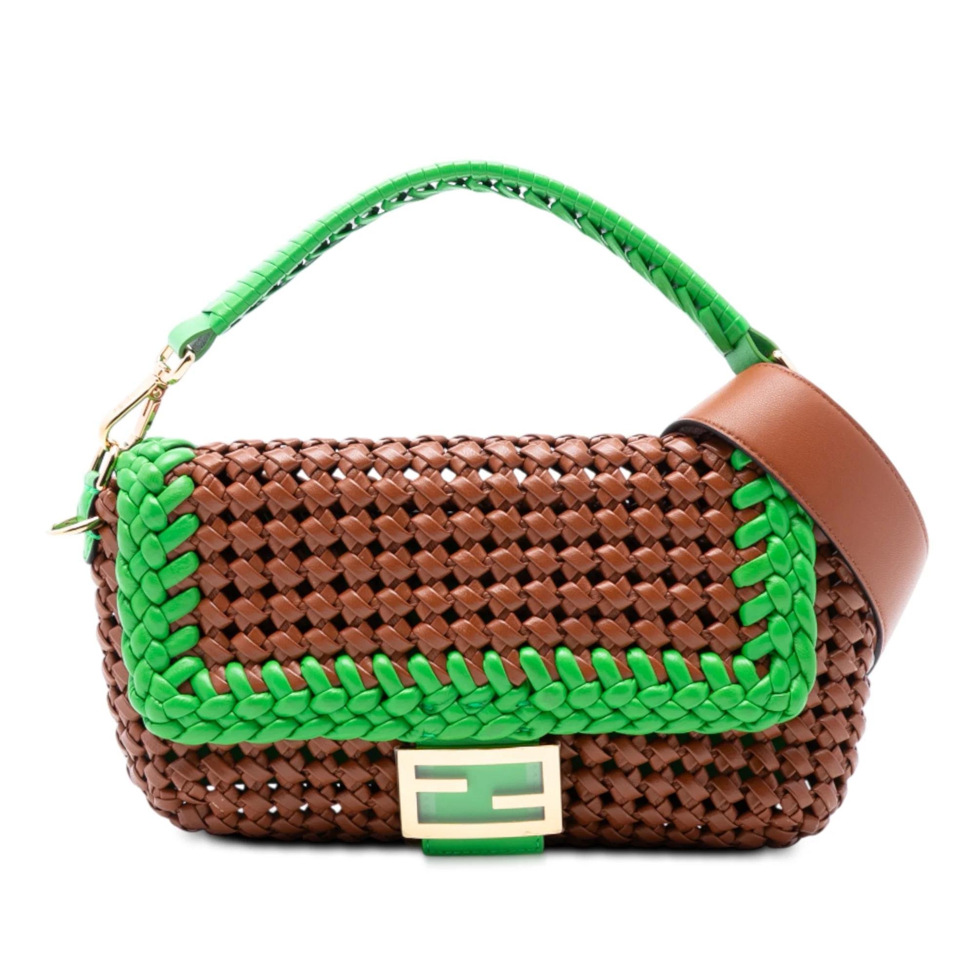 Fendi Baguette leather satchel