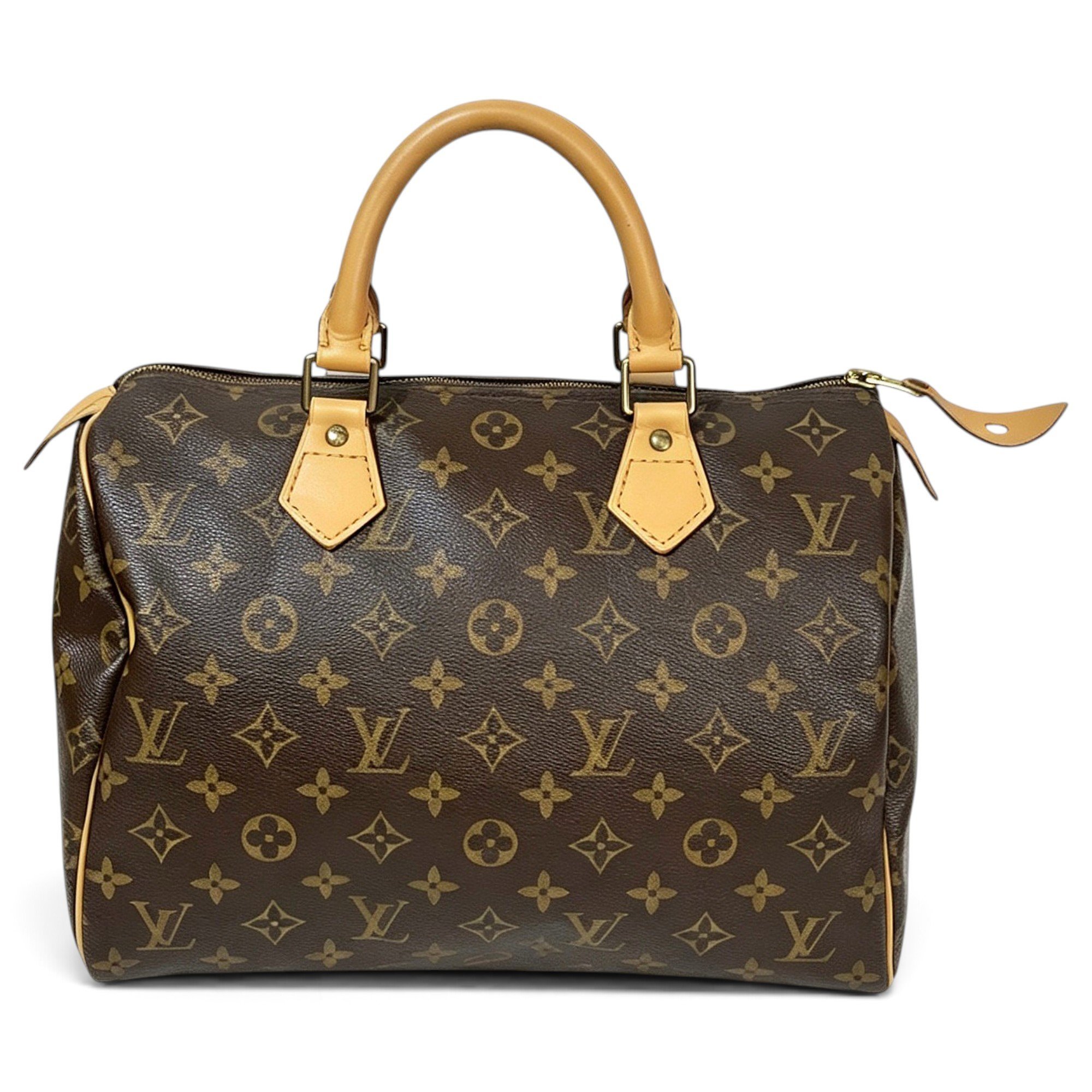 Speedy leather handbag