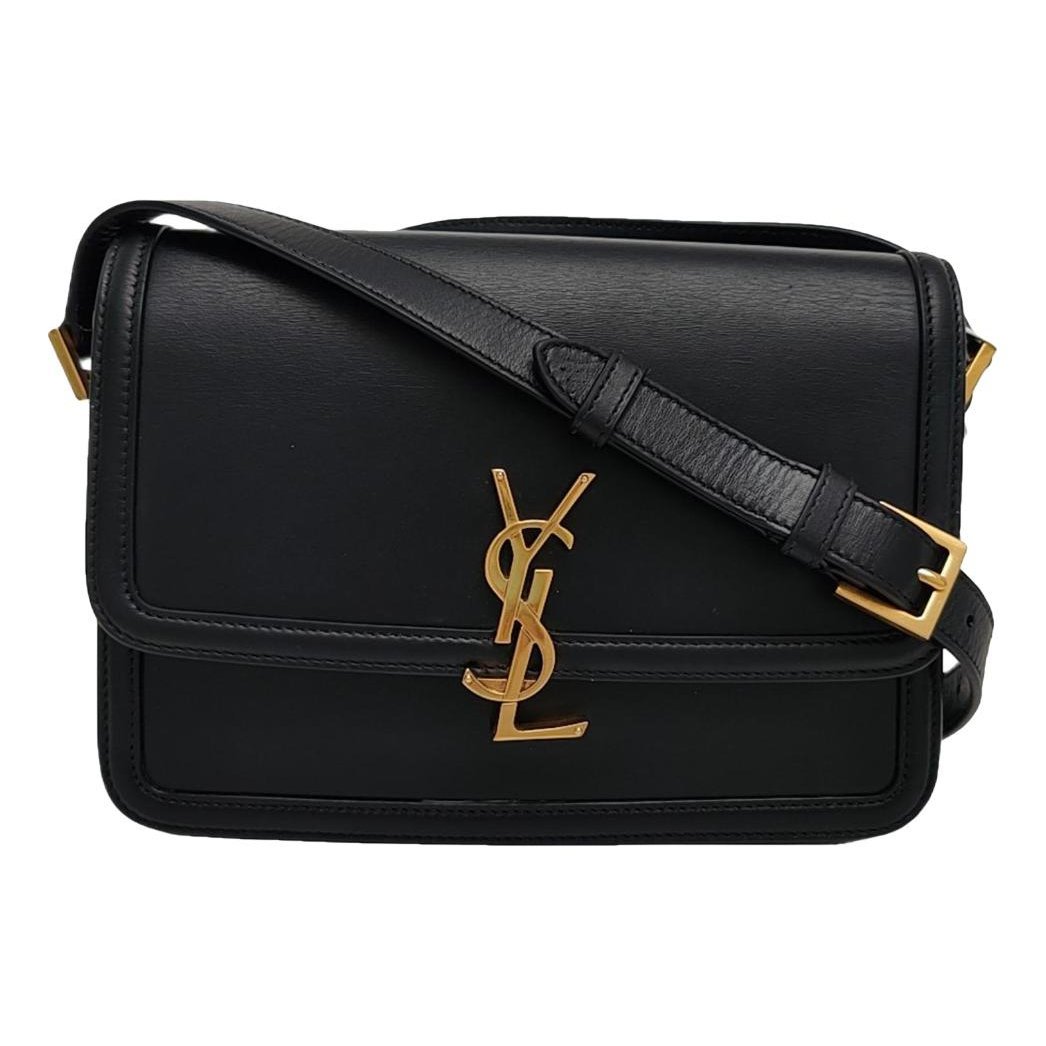 Solférino leather handbag