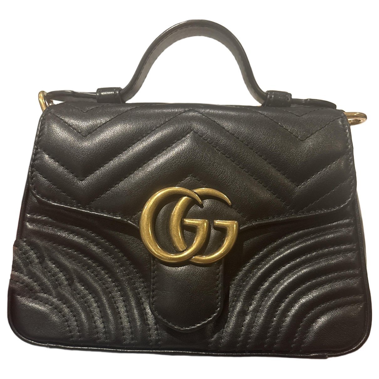 GG Marmont Flap leather handbag