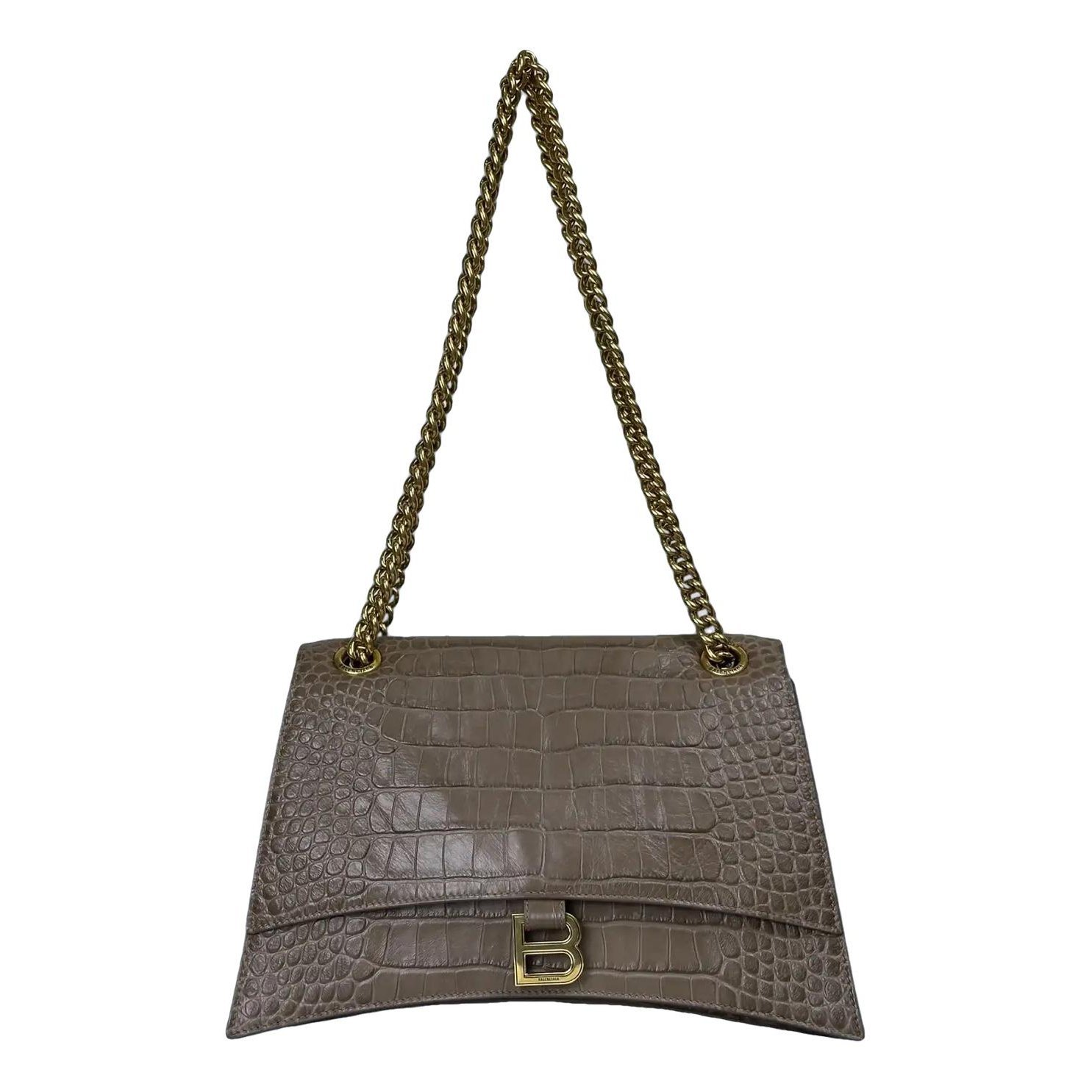 Crush leather crossbody bag