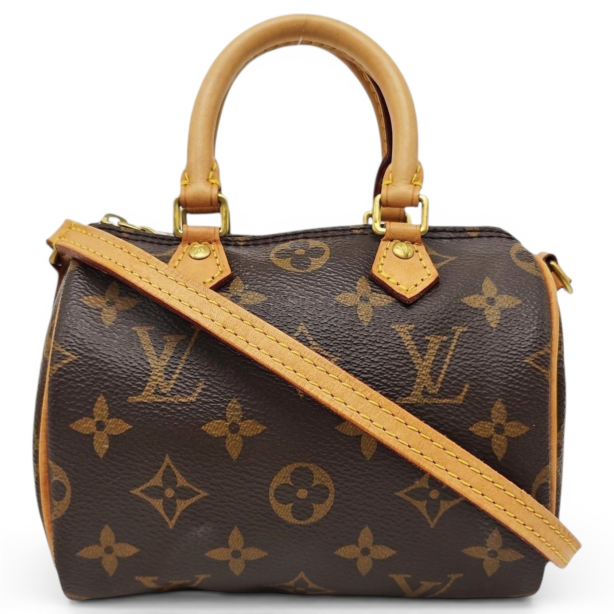 Nano Speedy / Mini HL leather handbag