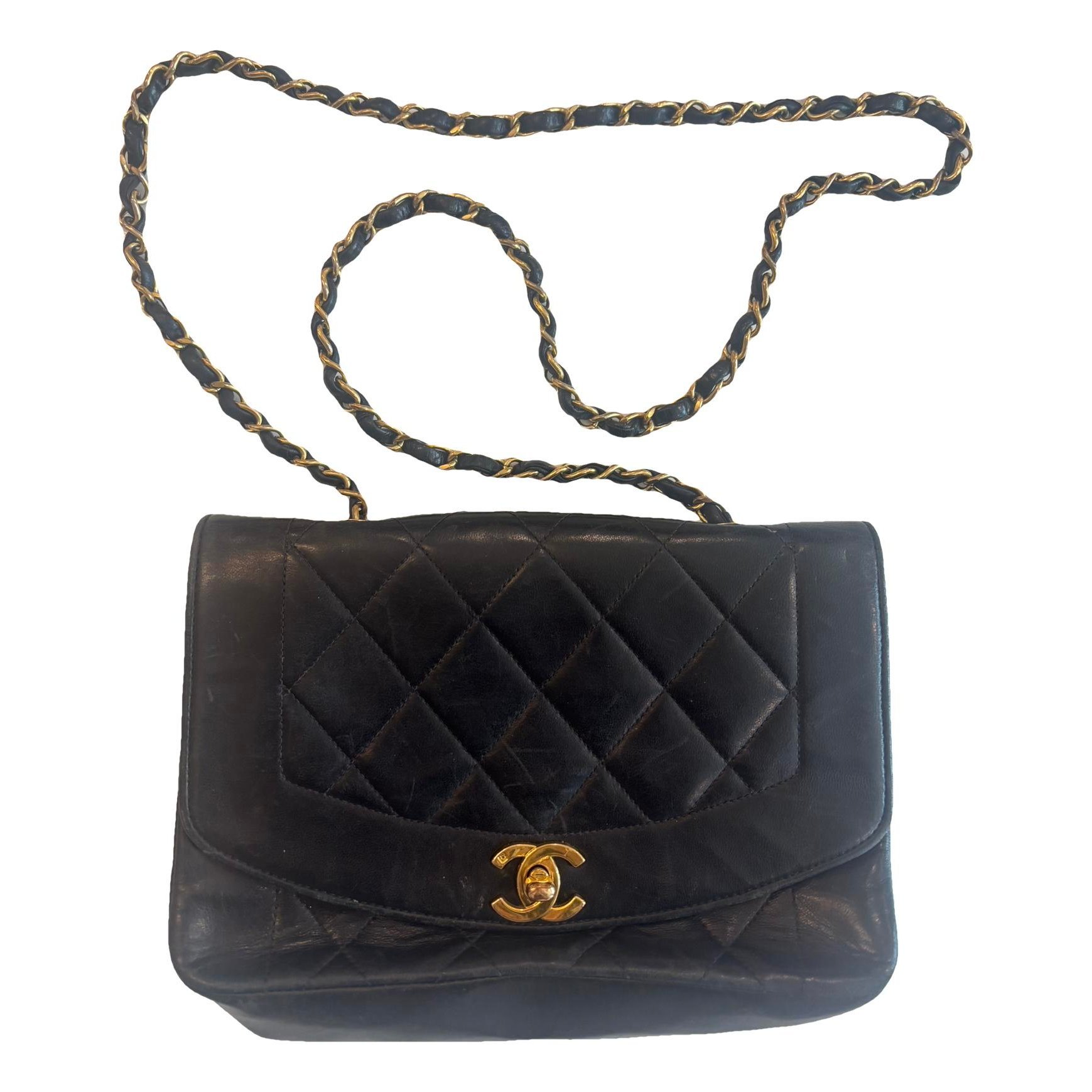 Diana leather crossbody bag
