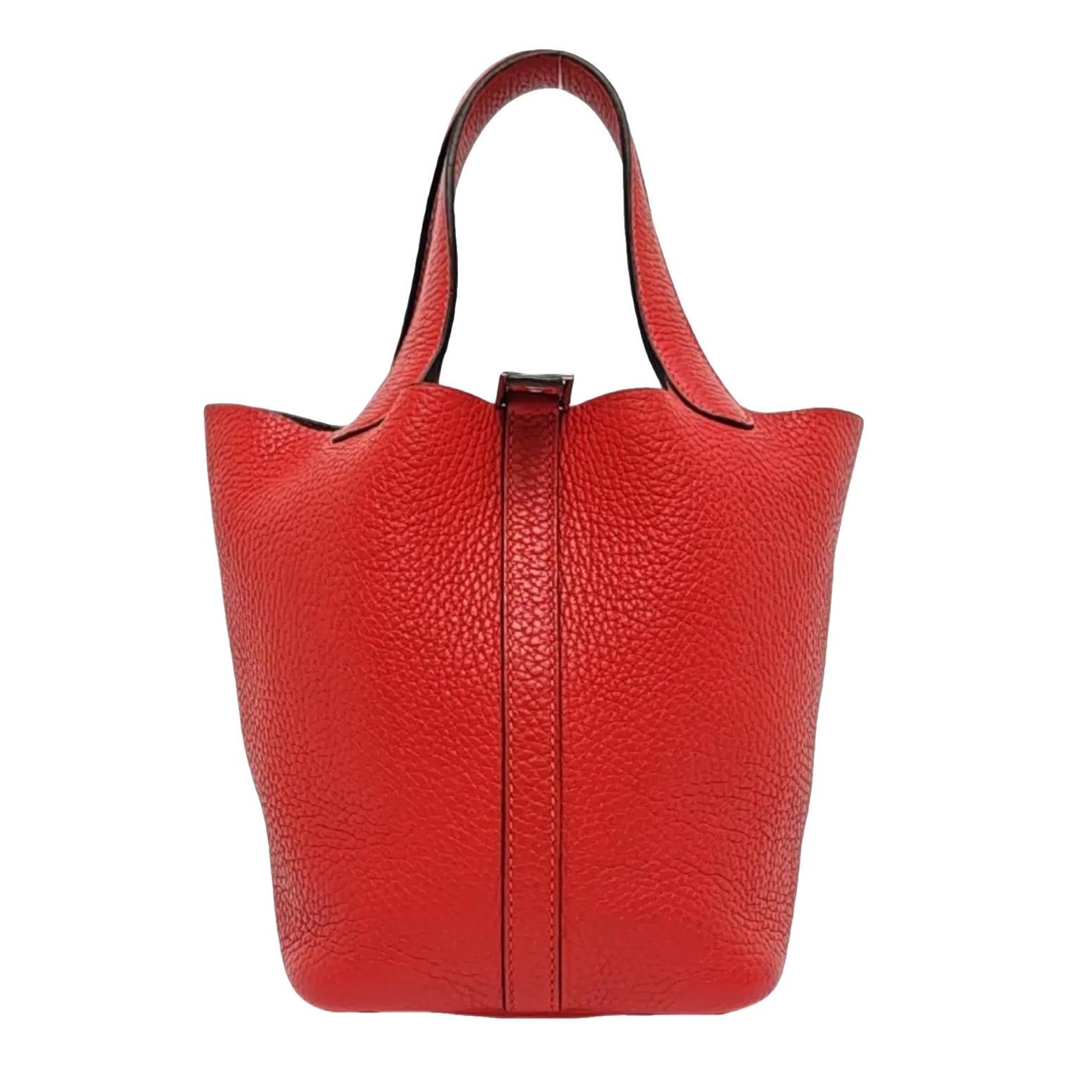 Hermes Picotin leather tote