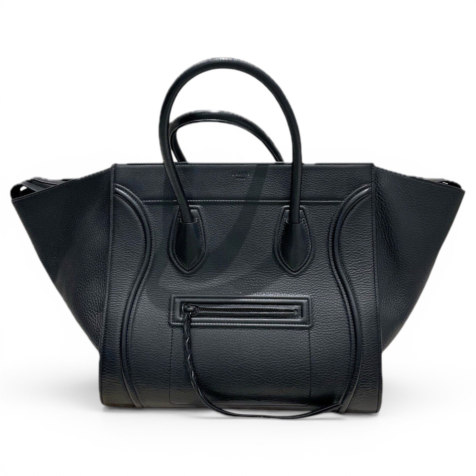 Celine Luggage Phantom leather handbag