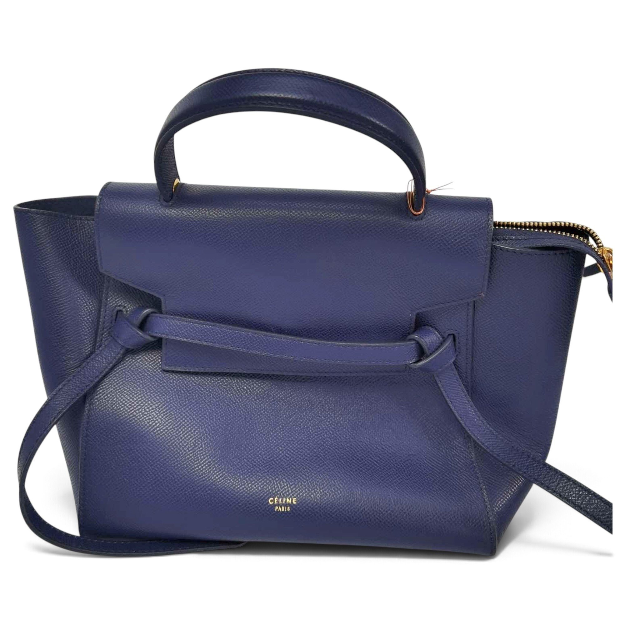 Belt leather handbag