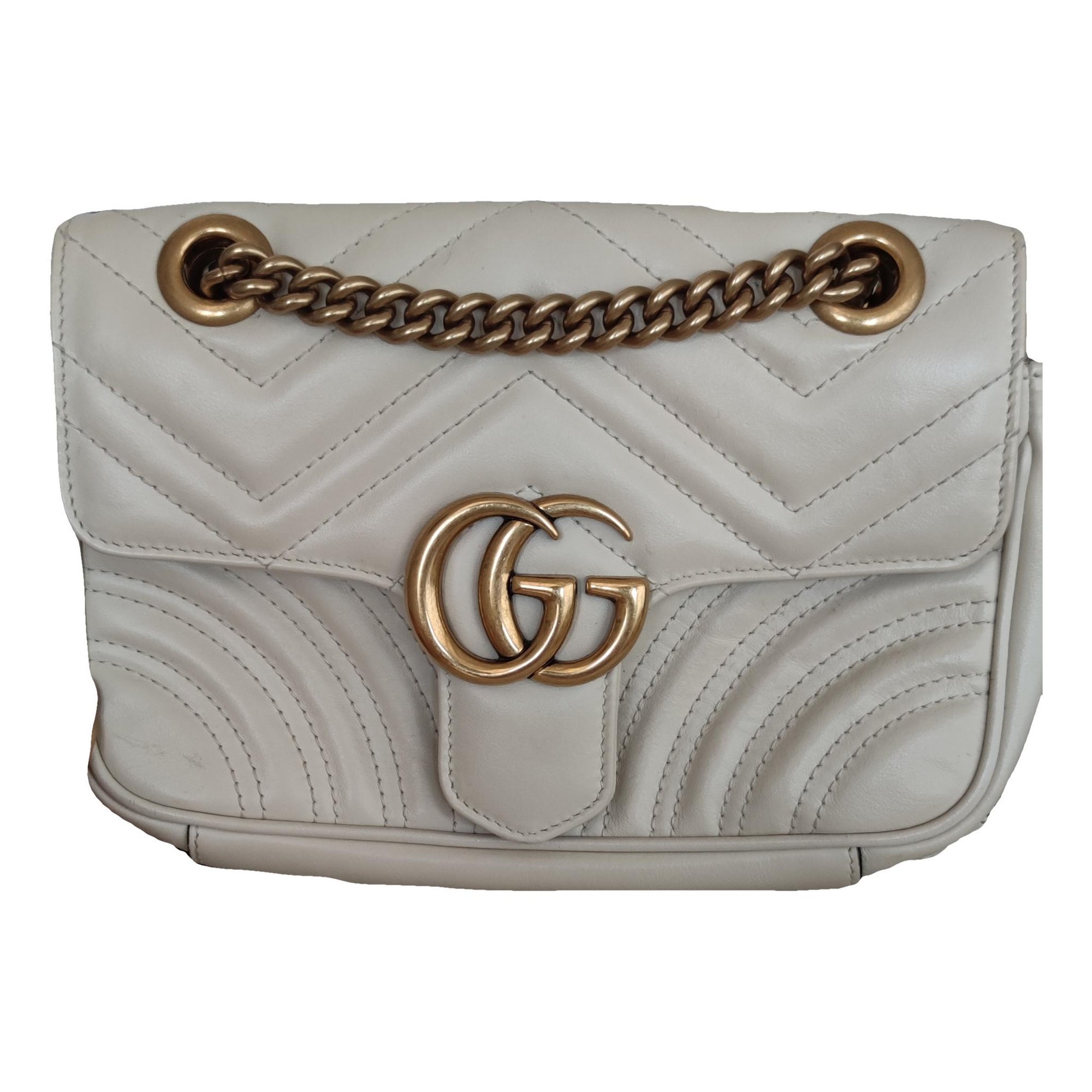 GG Marmont Chain leather crossbody bag