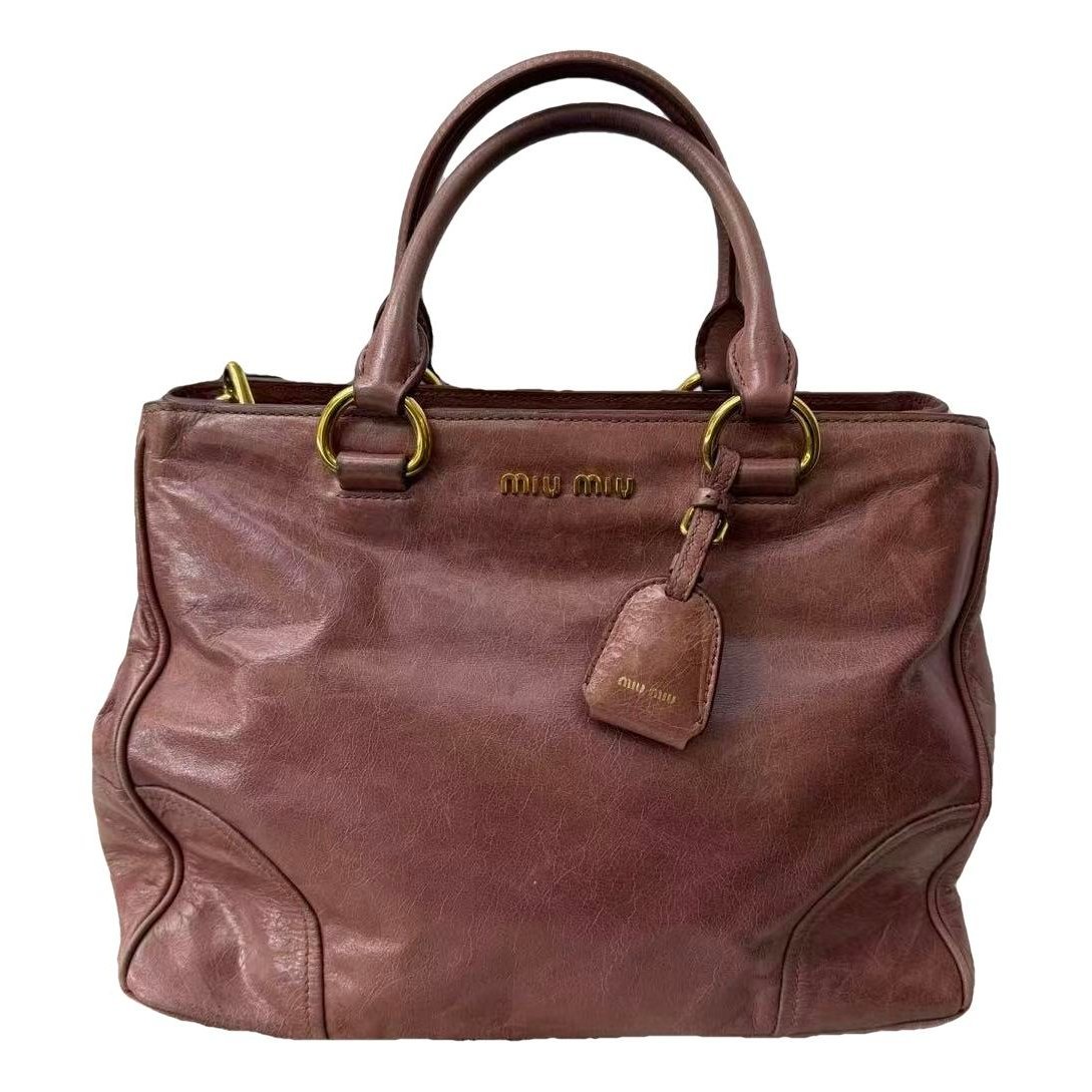 Leather handbag