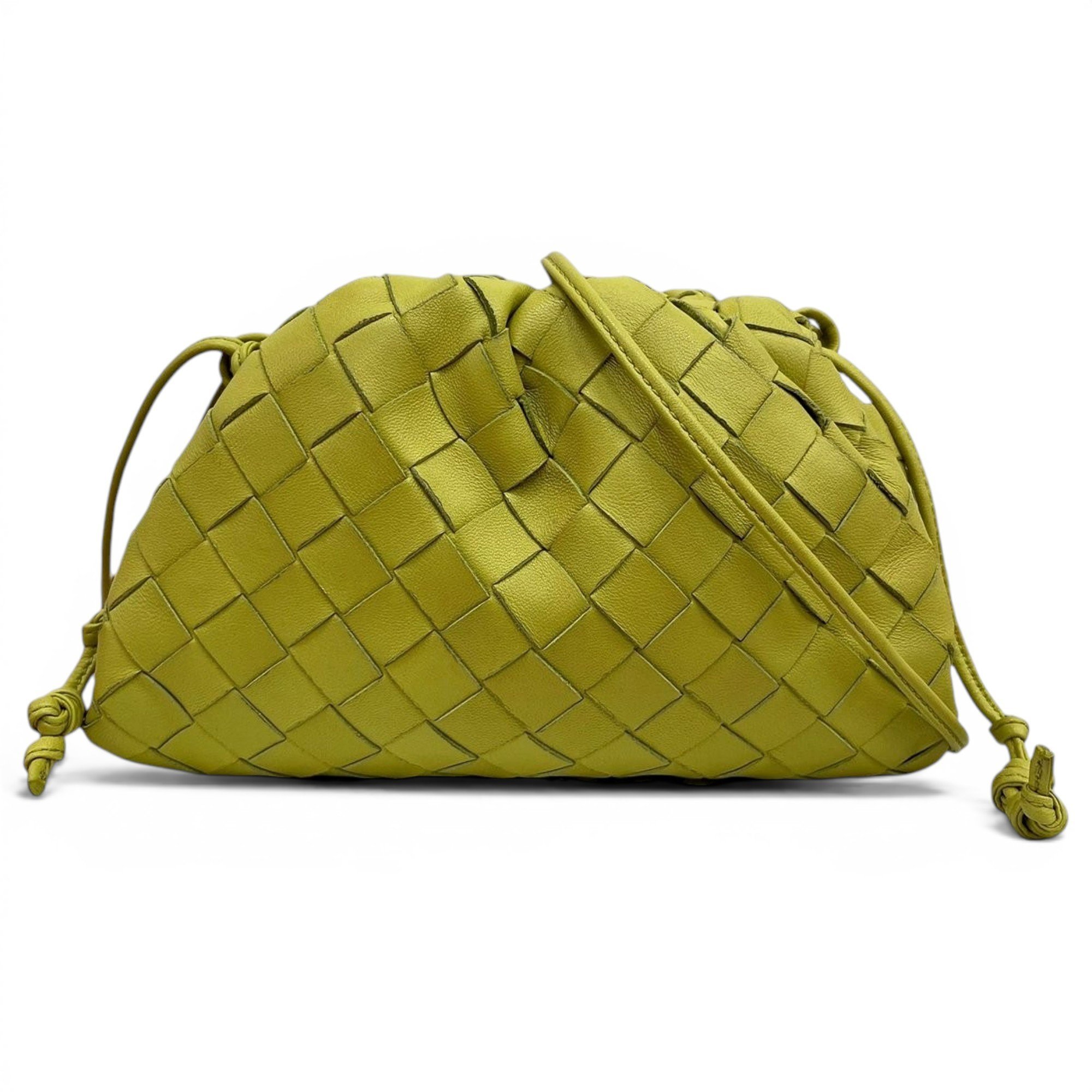 Pouch leather handbag