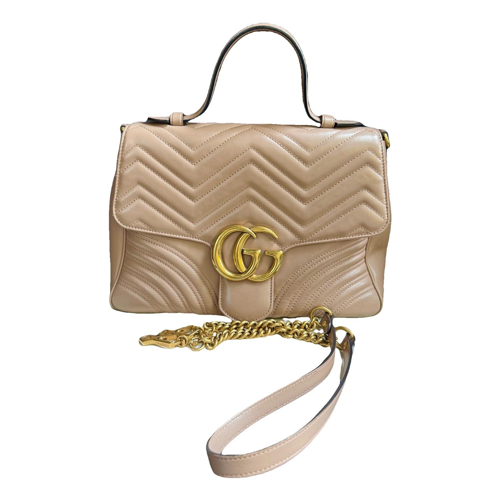 GG Marmont Flap leather handbag