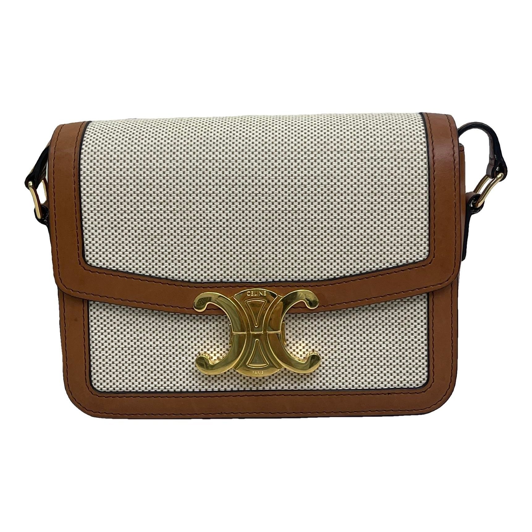 Triomphe cloth handbag