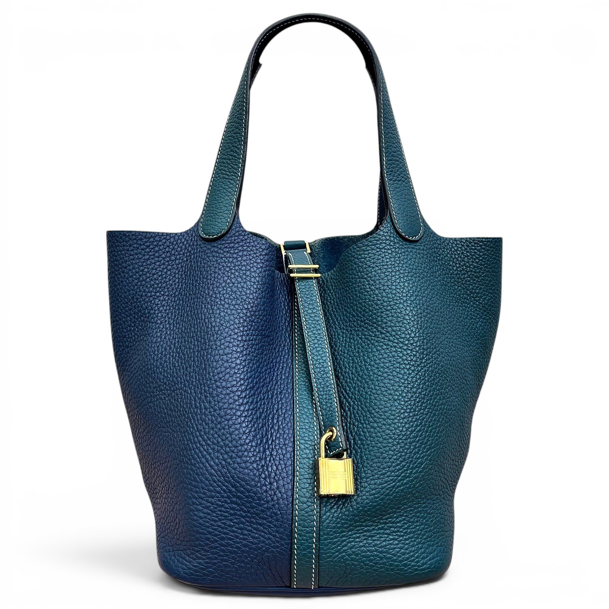 Picotin leather handbag