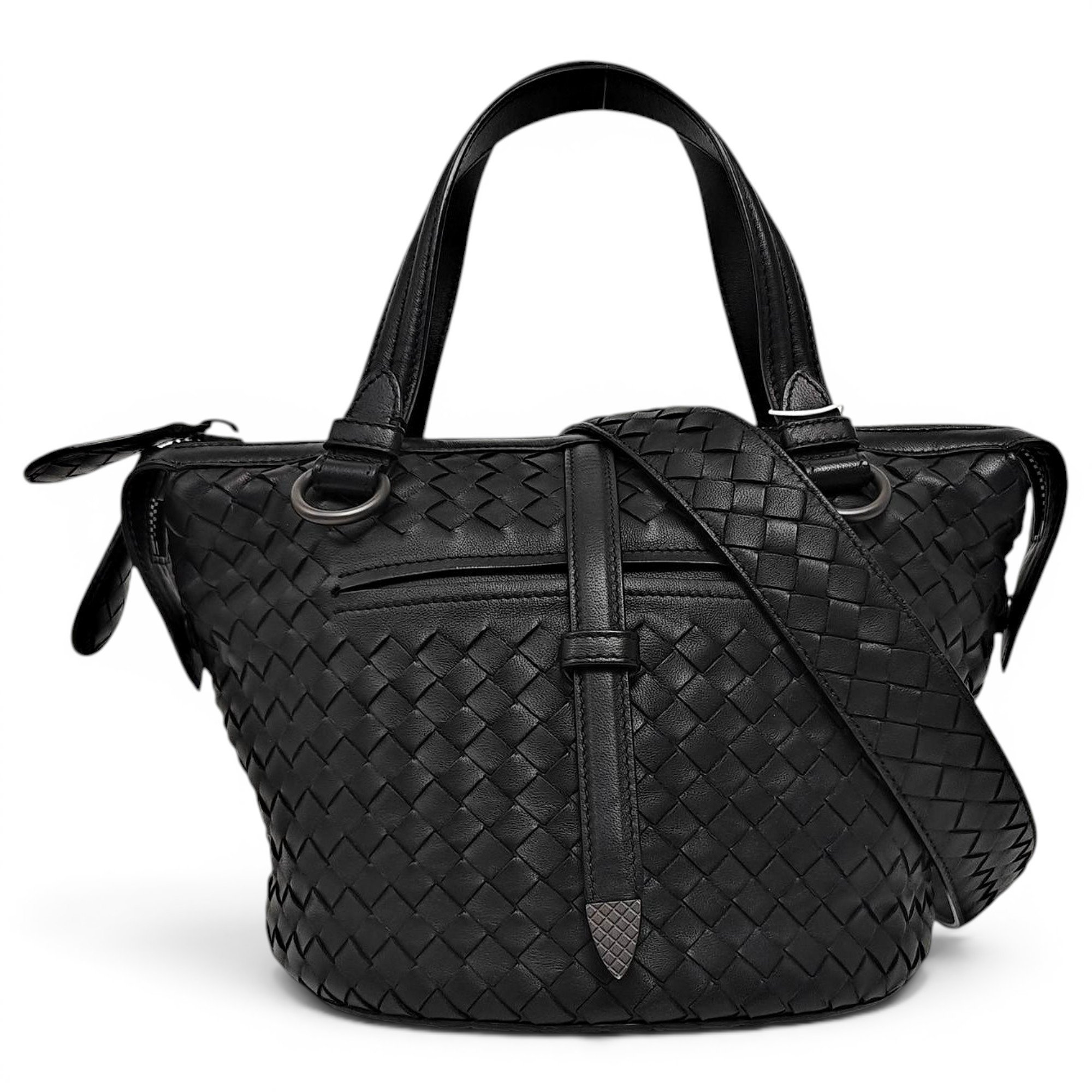 Tambura leather handbag