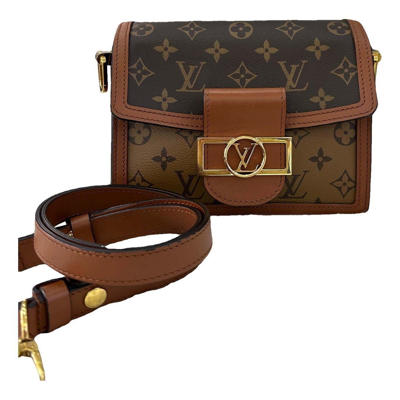 Louis Vuitton Dauphine leather handbag