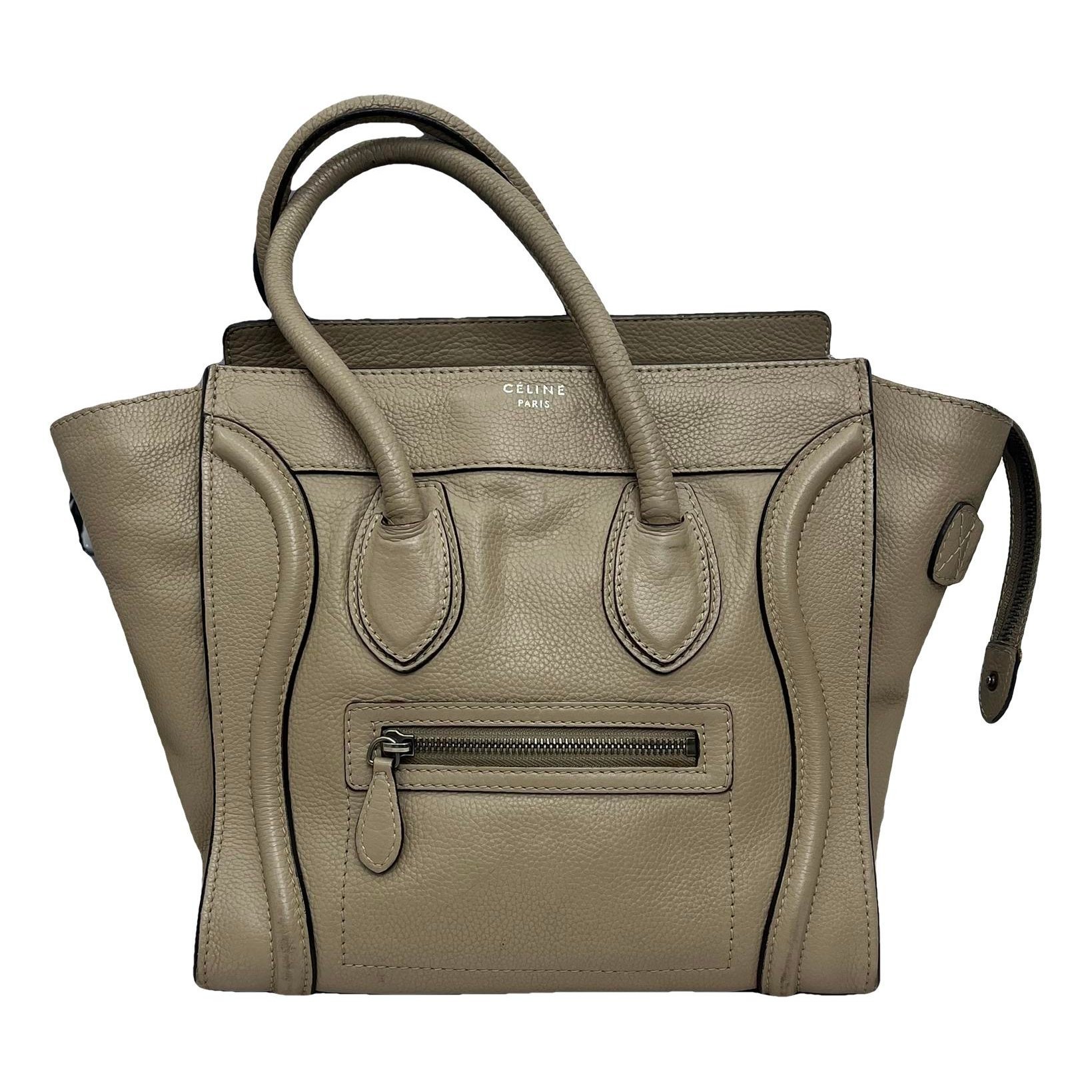 Luggage leather handbag