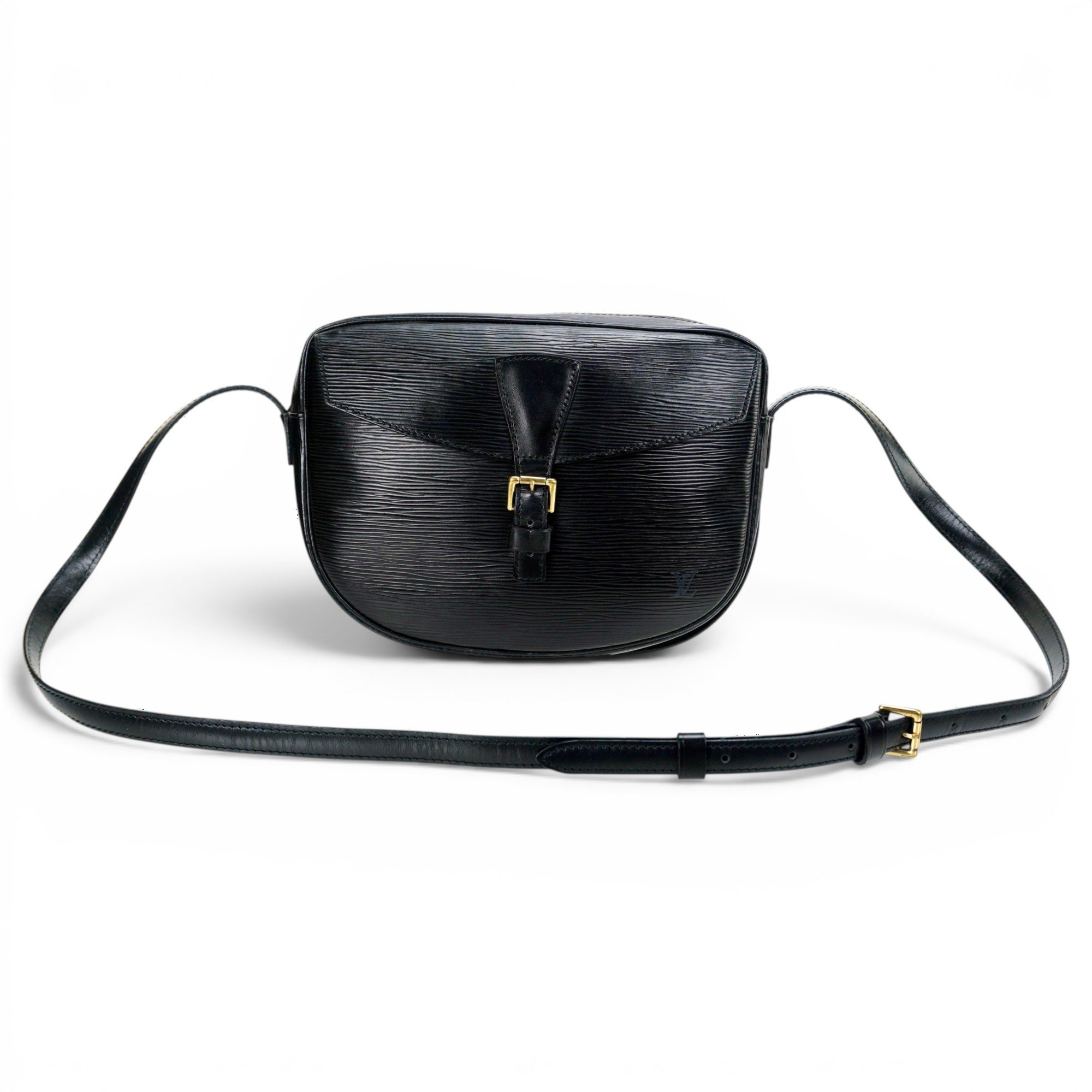 Jeune fille leather crossbody bag