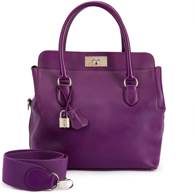 Hermes Anemone Swift Toolbox 26 Palladium Hardware, 2013