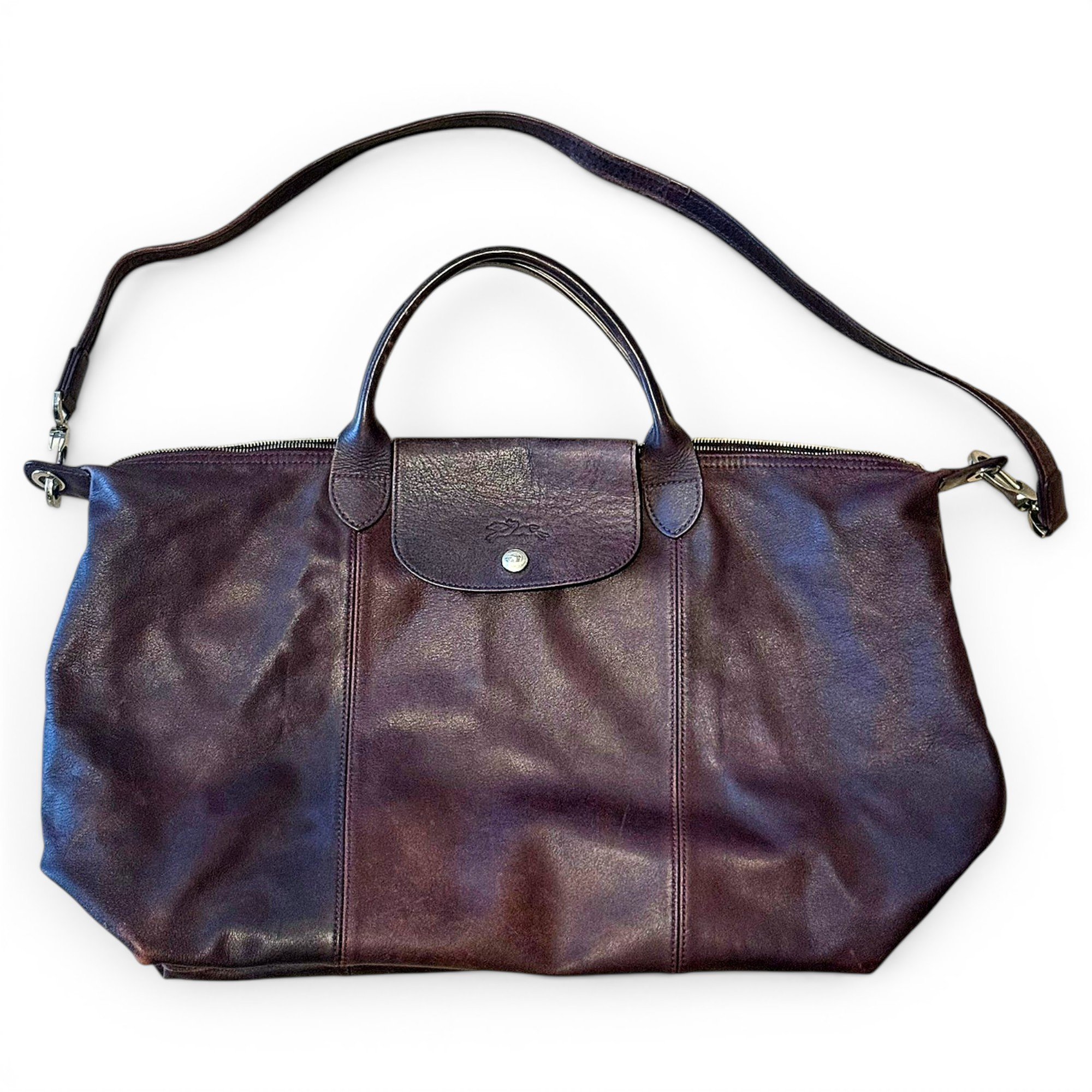 Pliage leather 24h bag