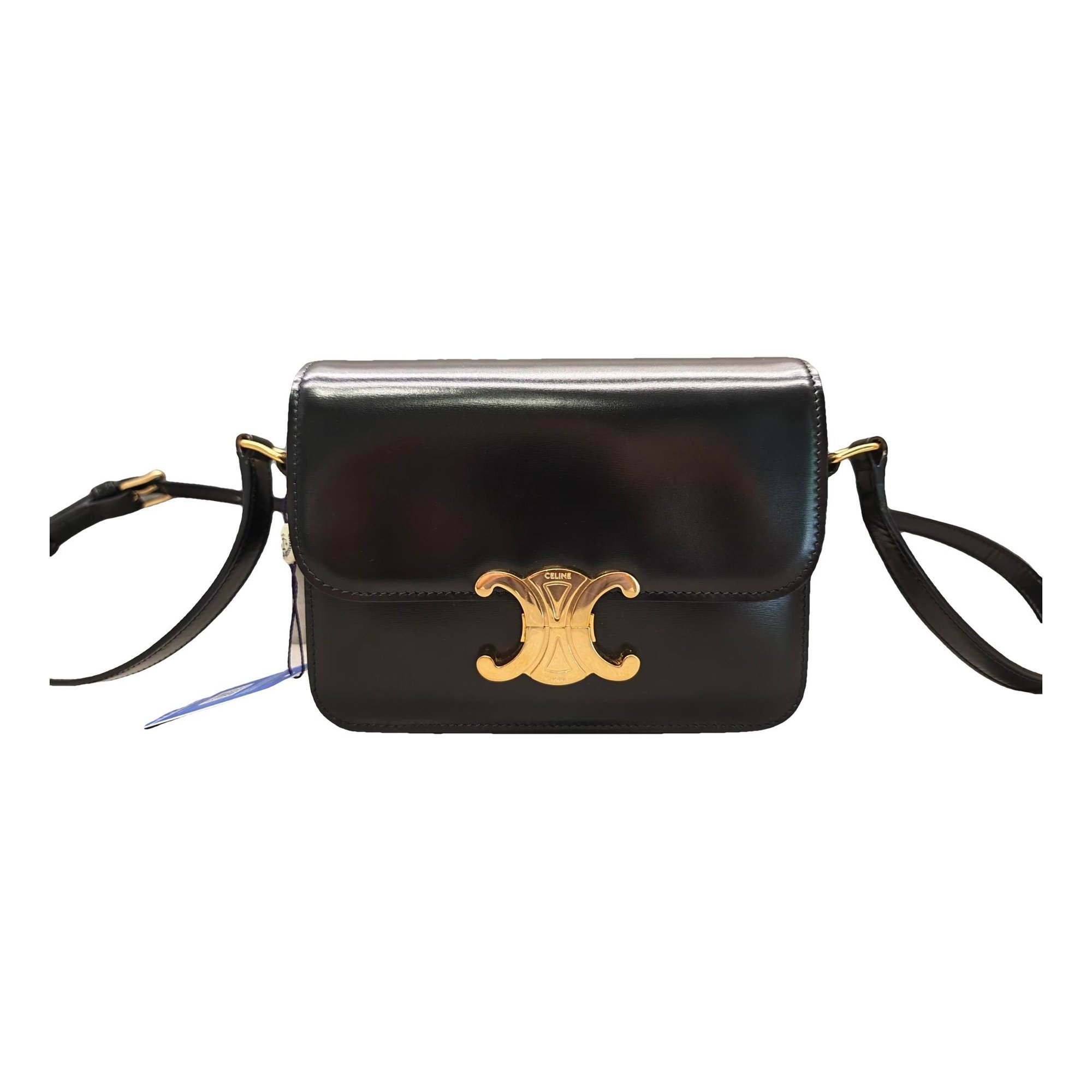 Triomphe leather crossbody bag