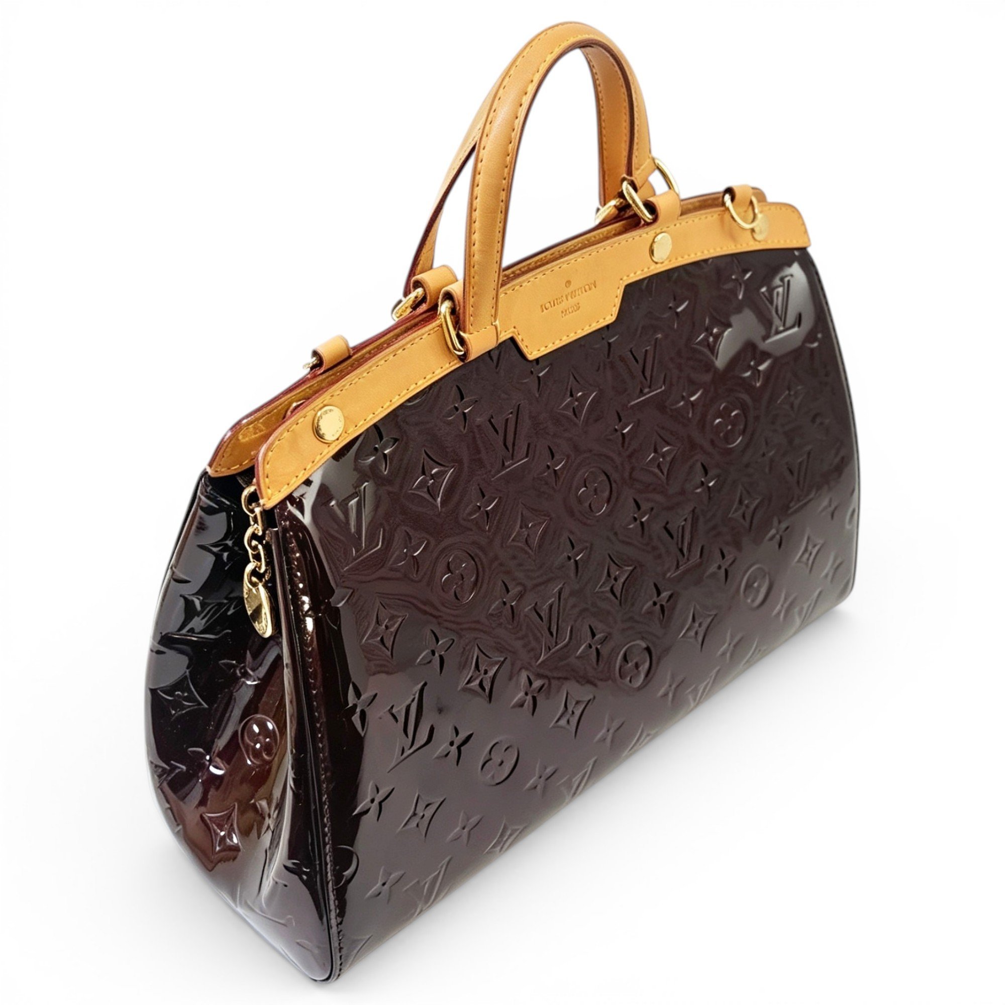 Bréa patent leather tote