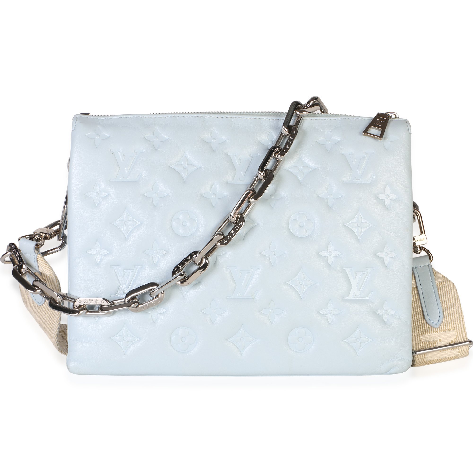 Coussin leather handbag