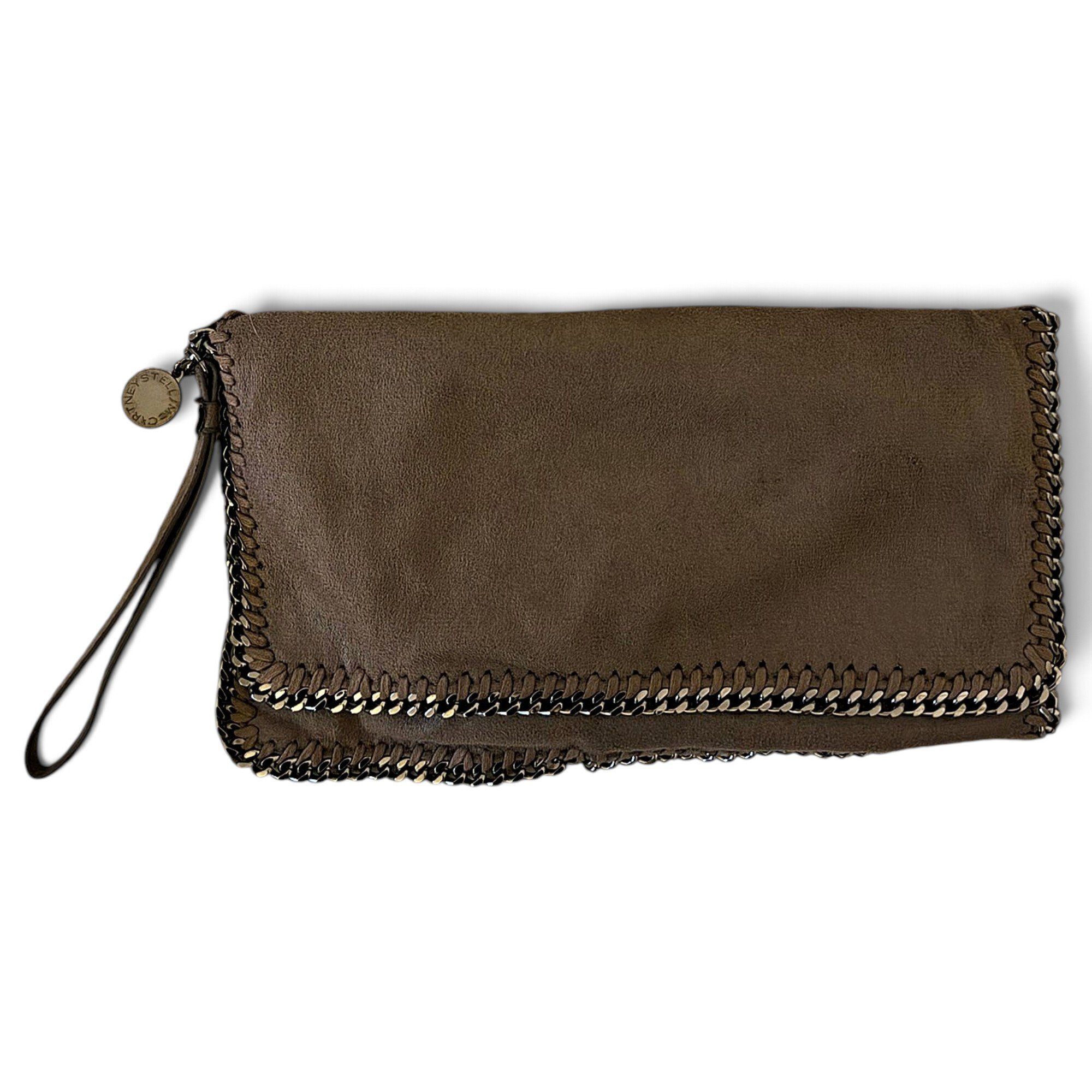 Falabella cloth clutch bag