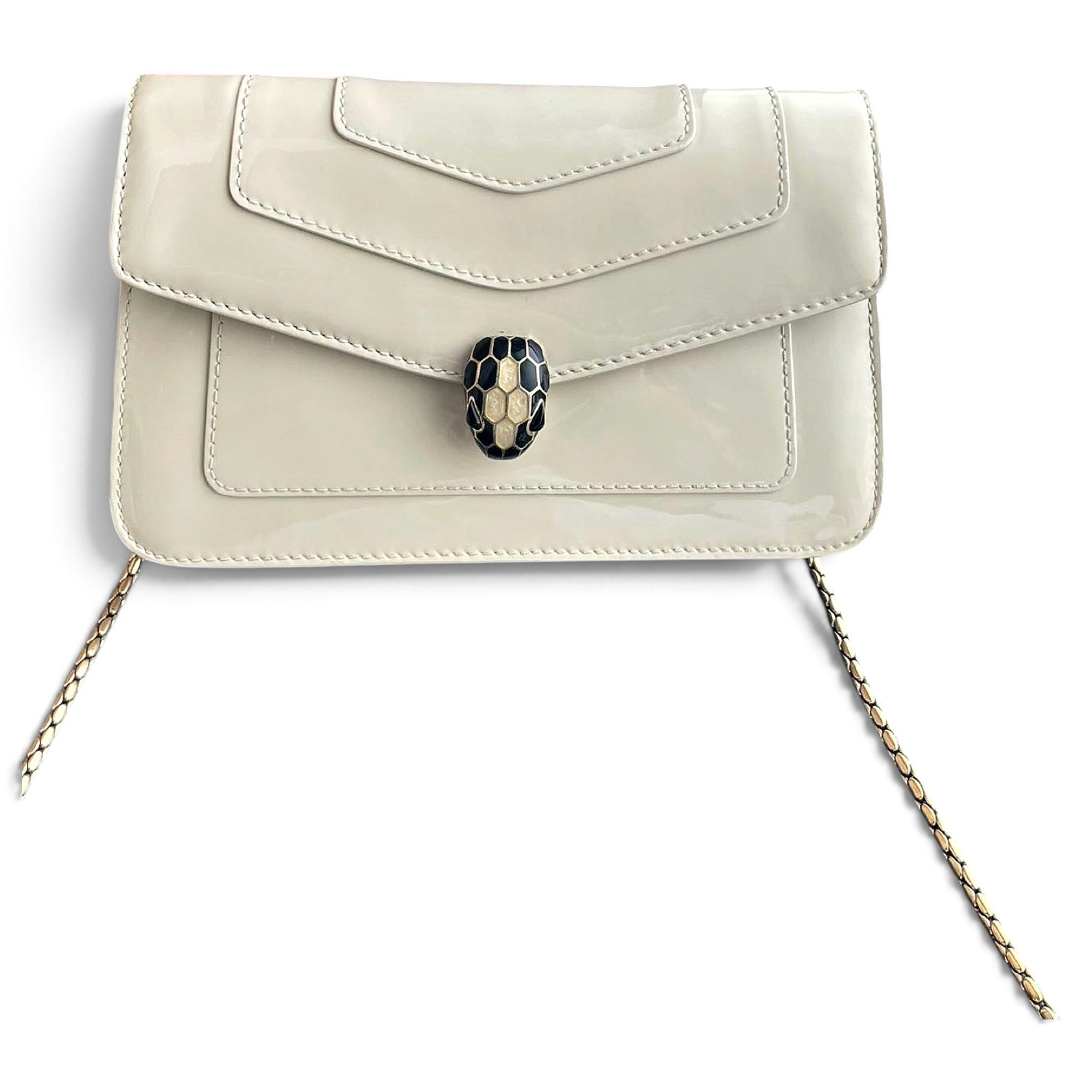 Bvlgari Serpenti patent leather crossbody bag
