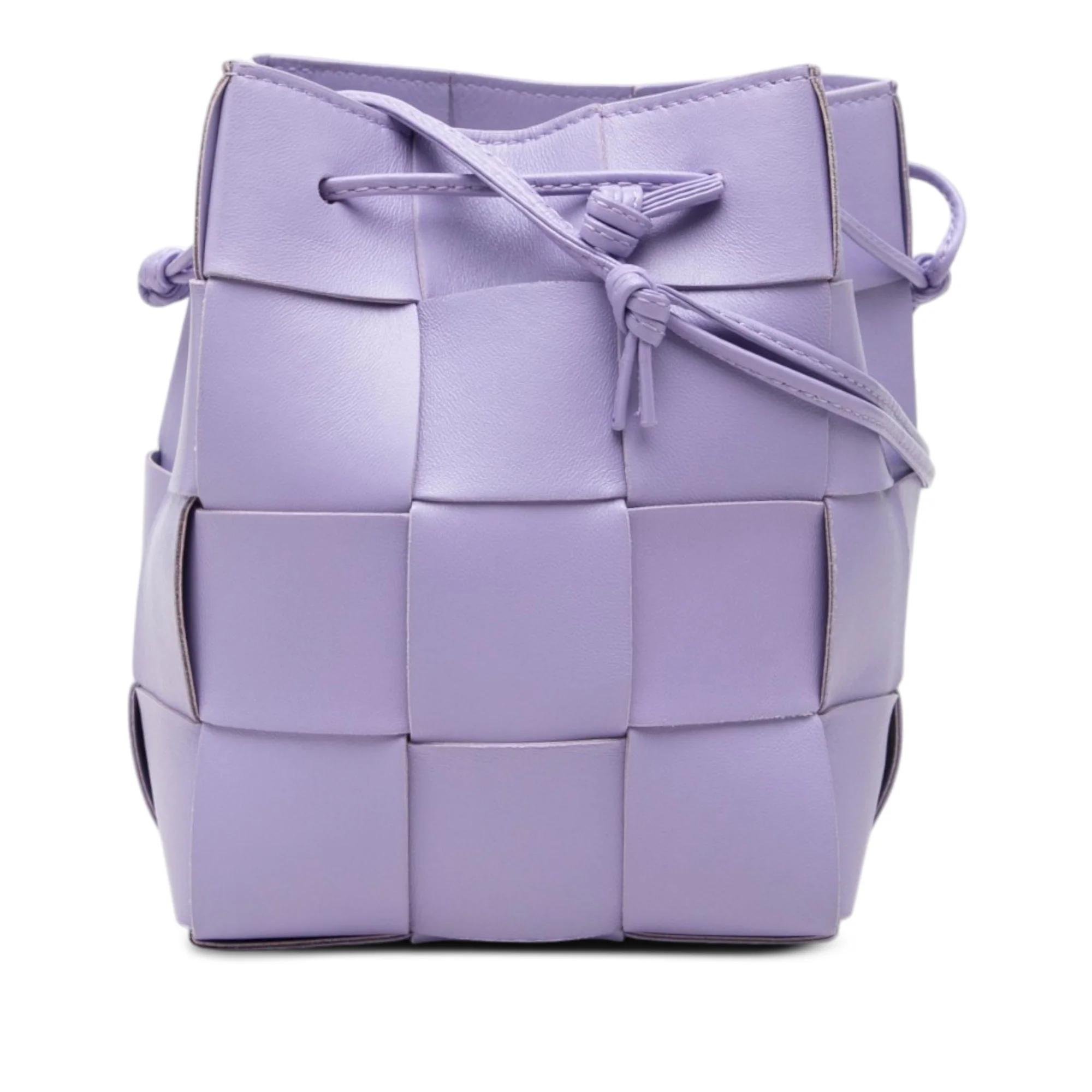 Cassette leather handbag