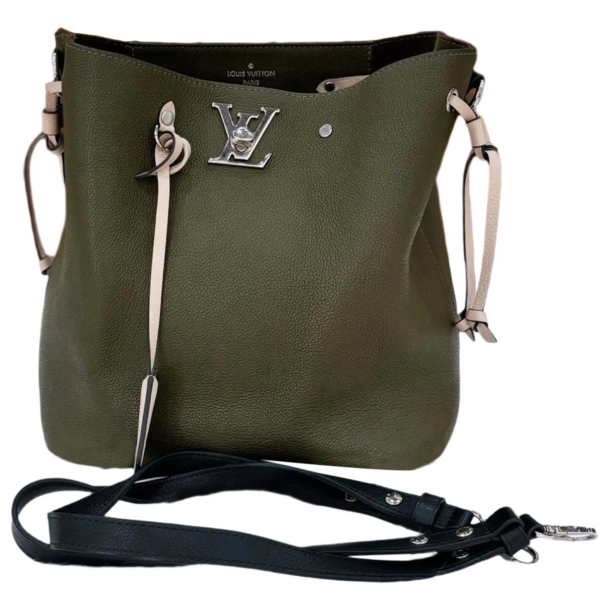 Louis Vuitton Lockme Bucket leather handbag