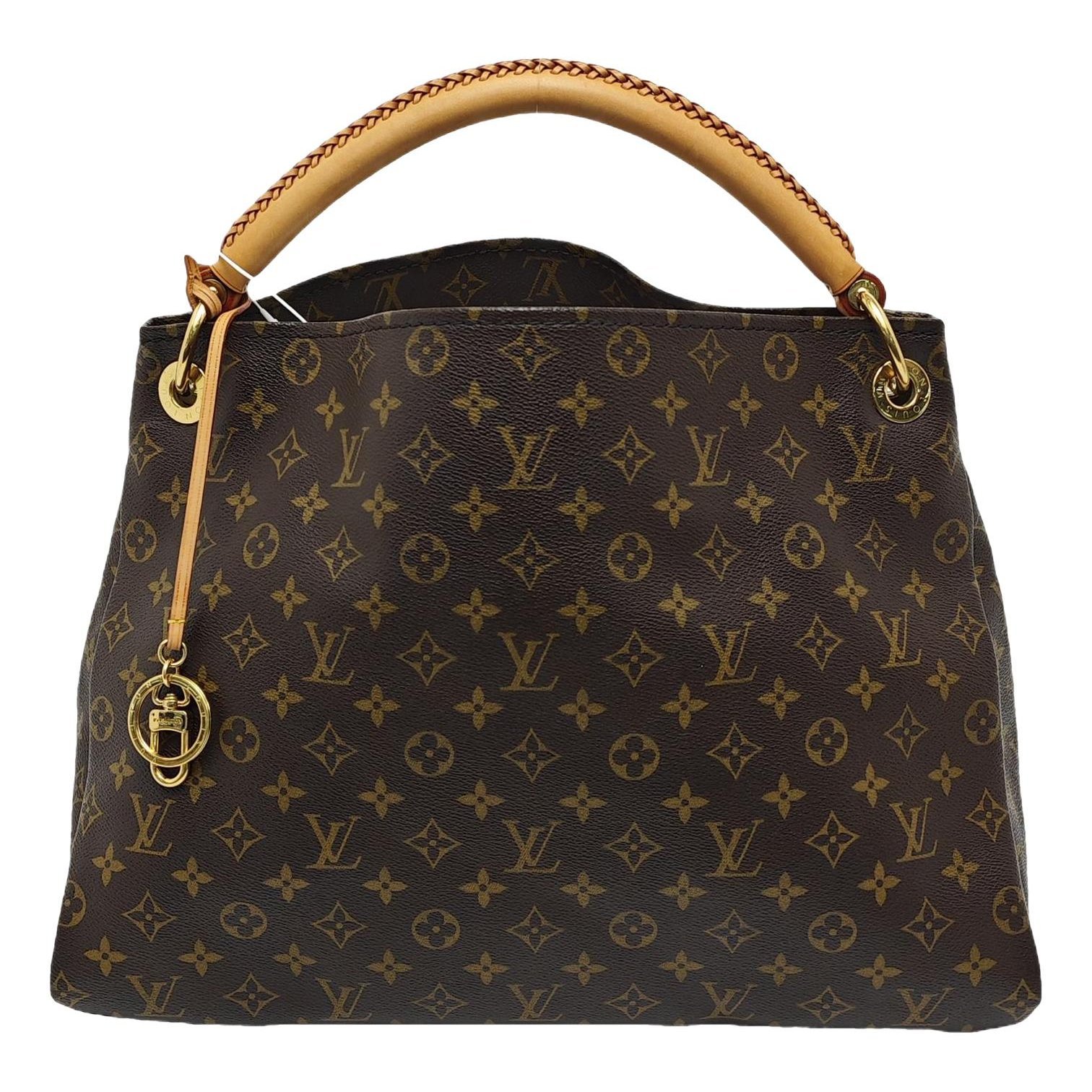 Artsy leather handbag