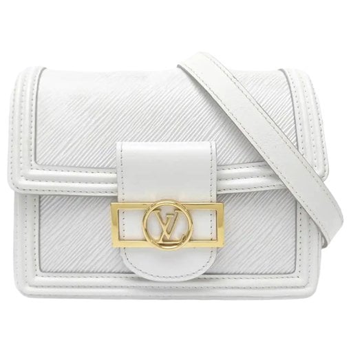 Dauphine leather handbag